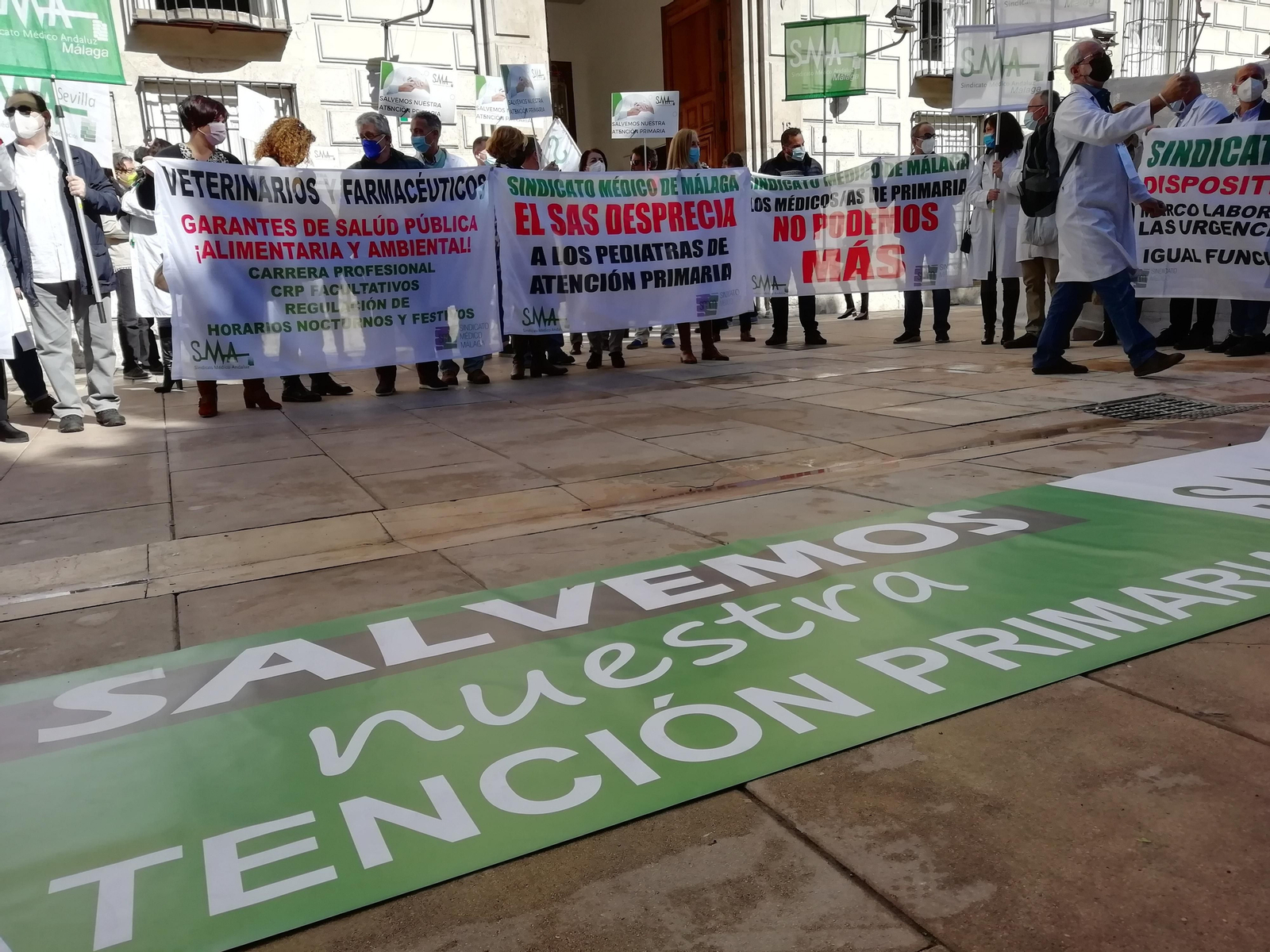Una reciente protesta del Sindicato Médico por la mejora de la Atención Primaria.