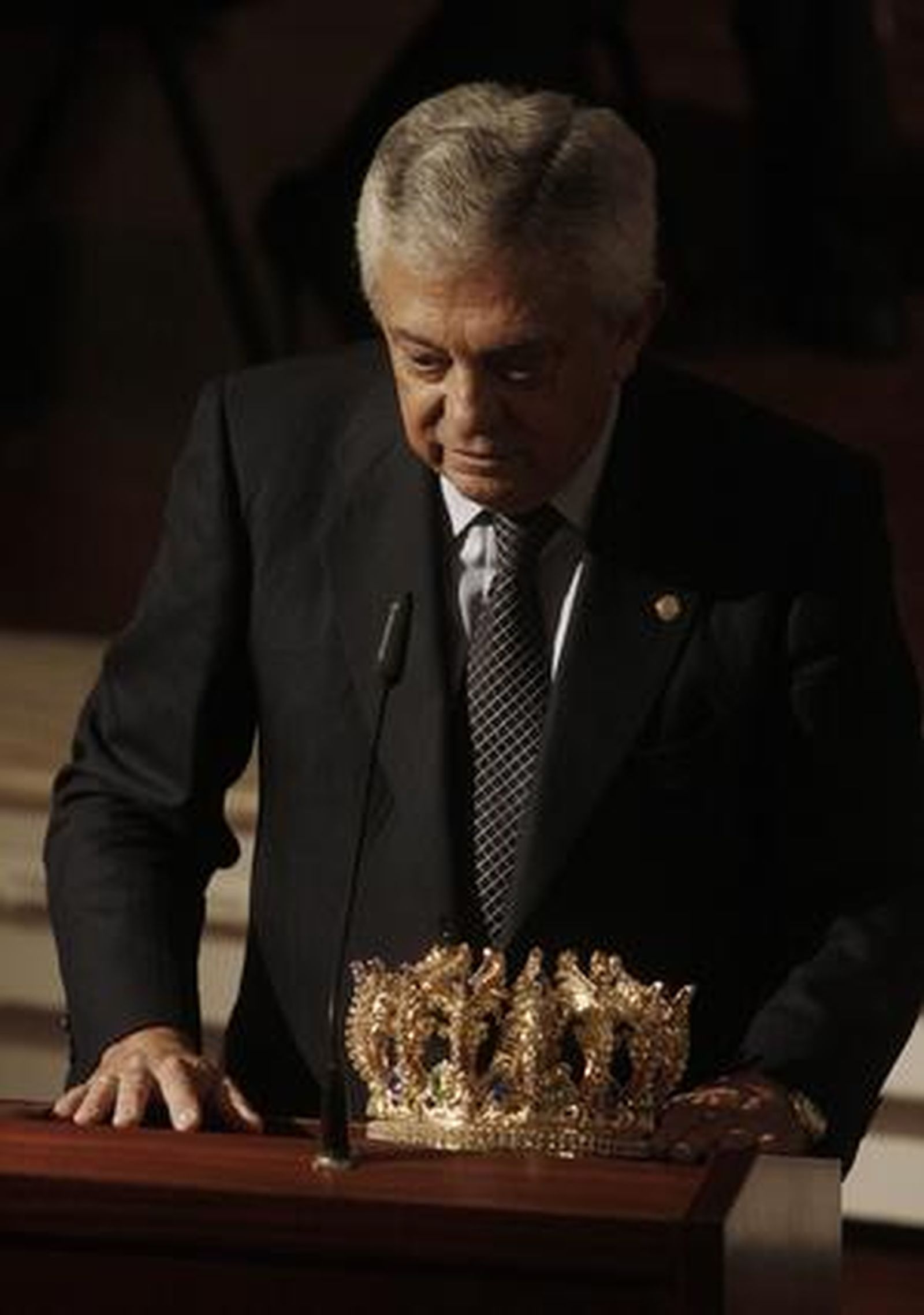 Francisco Herrero agradece su proclamación como Rey Gaspar. 

Foto: B. Vargas