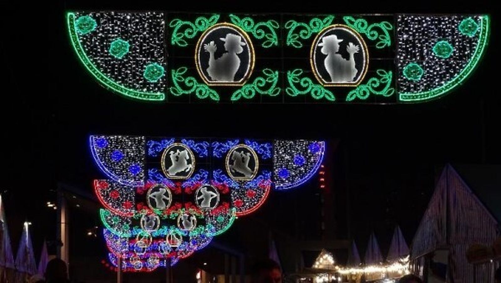 Alumbrado de la  Feria de Abril de Cataluña