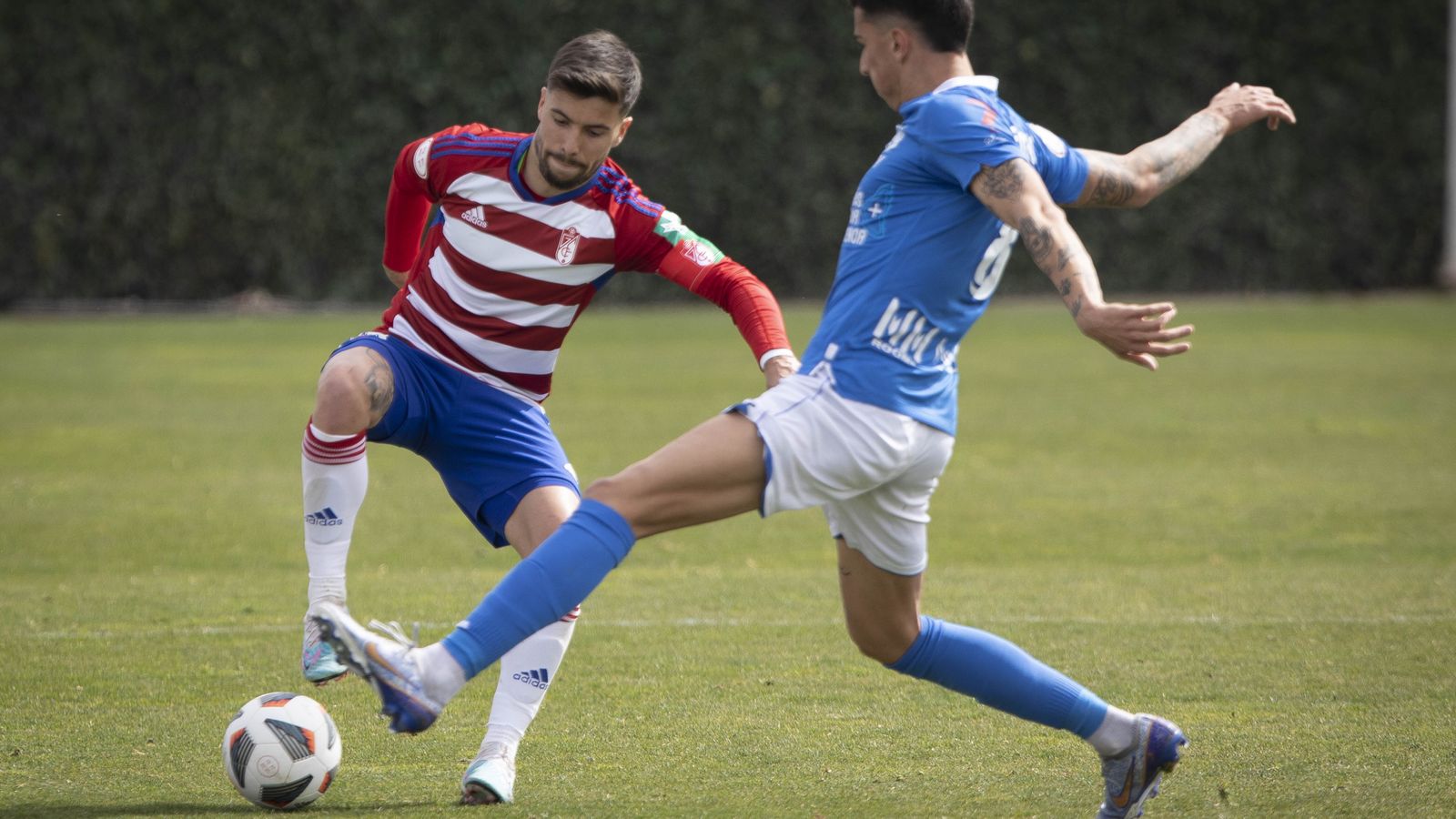 Martín Solar en el duelo ante el Mar Menor en la Ciudad Deportiva.