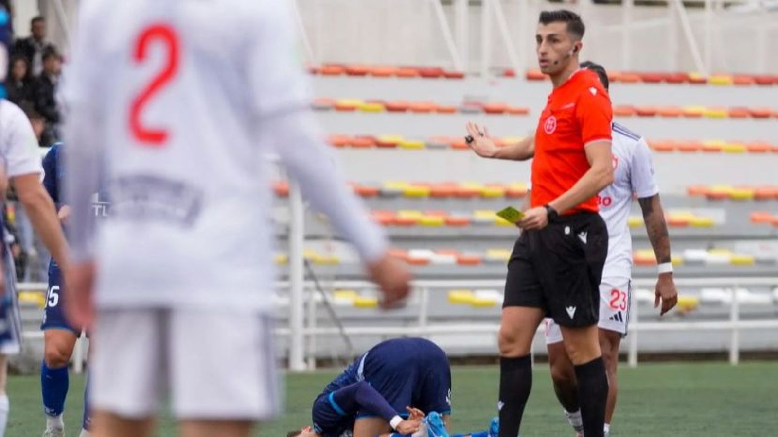 Jorge González Sánchez, durante el Utrera-Balona del pasado mes de diciembre