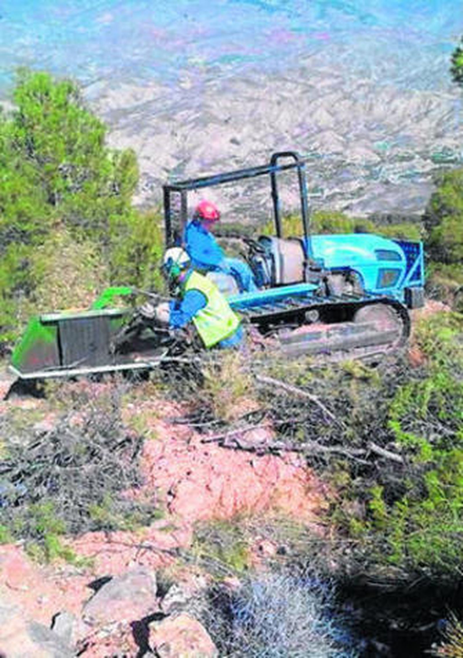 Los trabajos en La Silveria han generado 2.400 jornales.