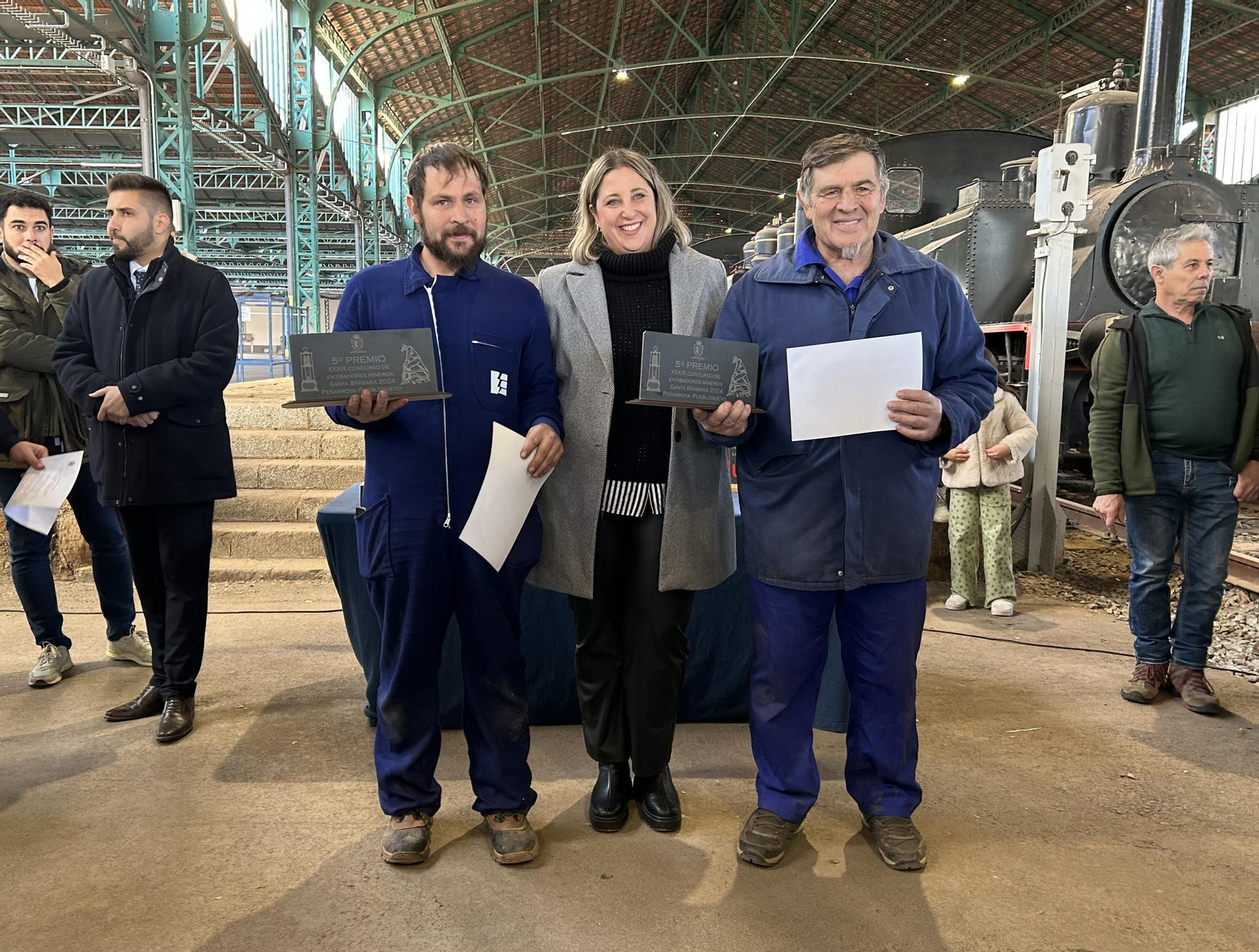 El concurso de entibadores mineros de Peñarroya-Pueblonuevo, en imágenes