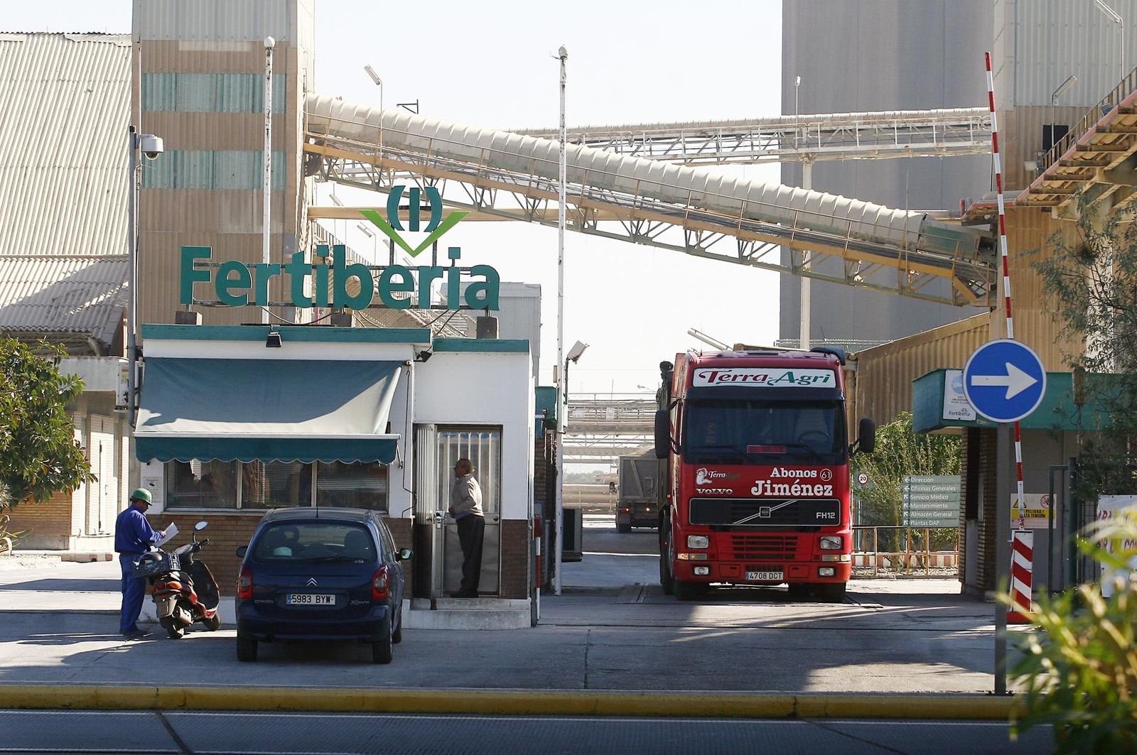 Fábrica de Fertiberia en la Avenida Francisco Montenegro de la capital
