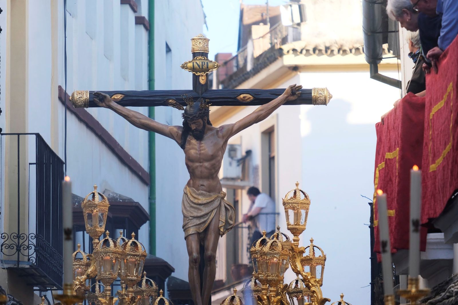 El Cristo de la Misericordia, durante el pasado Miércoles Santo.