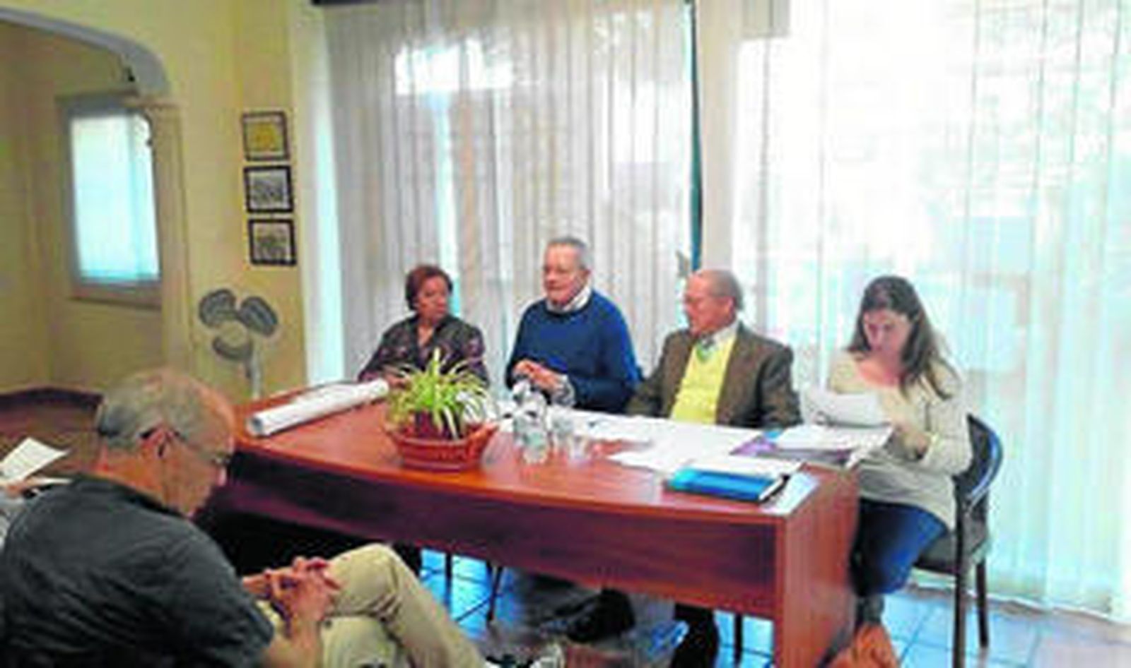 Un instante de la asamblea de Fapacsa.