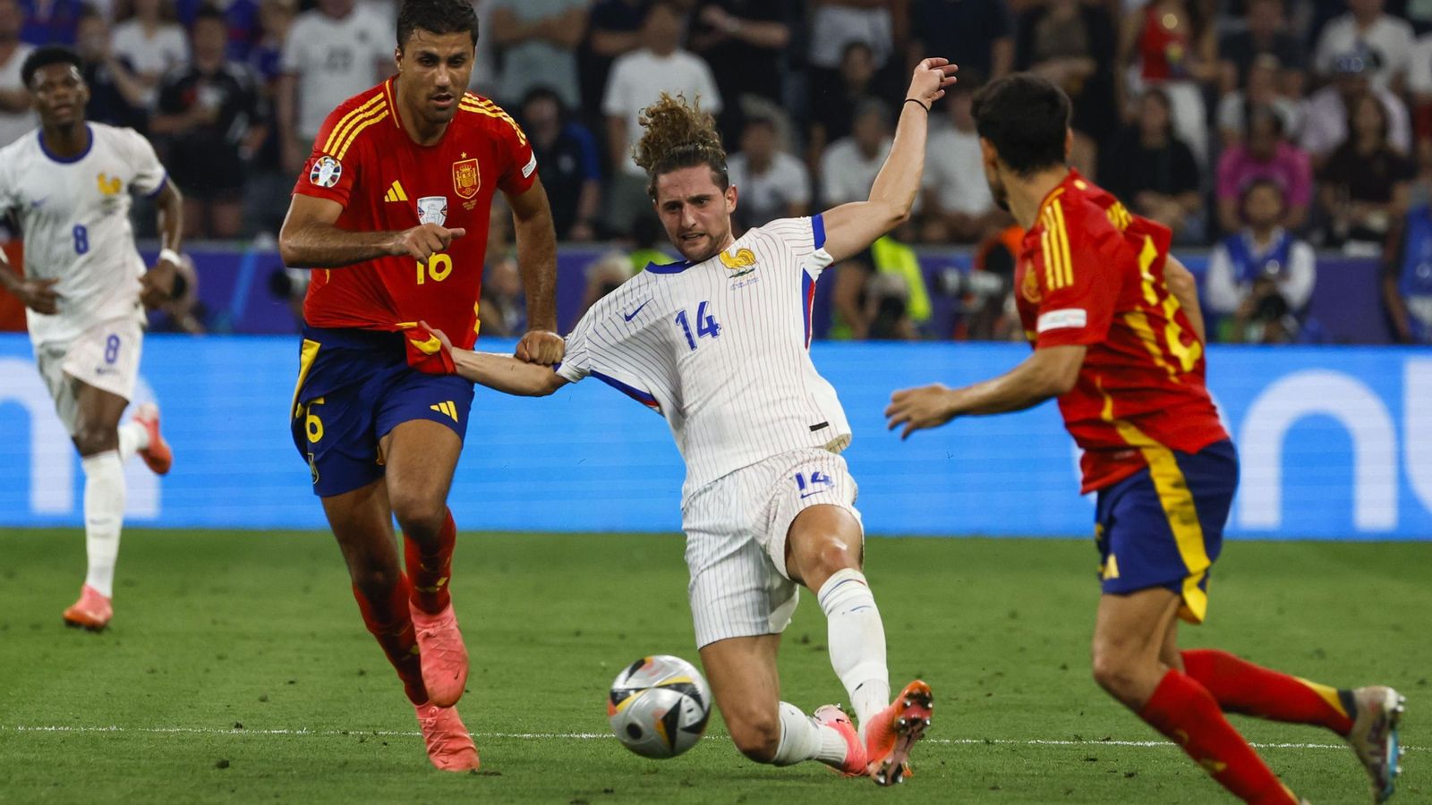 Las mejores imágenes del España - Francia