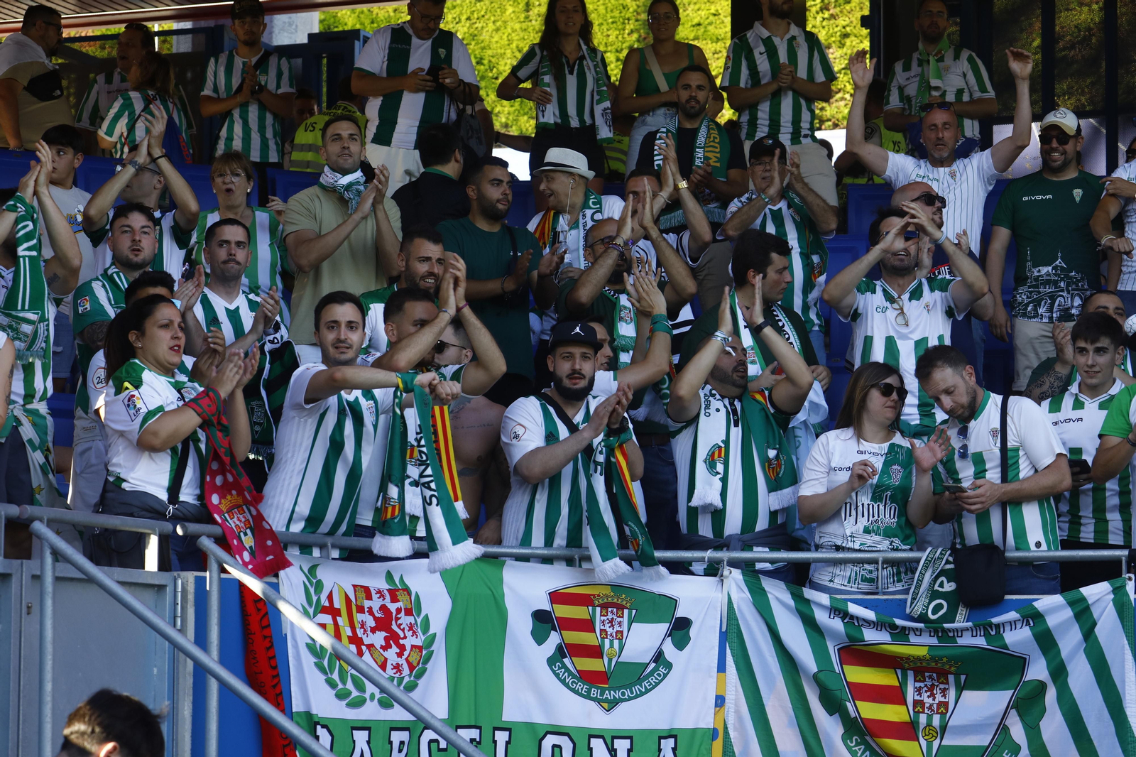 Así vivió la afición del Córdoba CF el partido ante el Barcelona Atlètic en el Estadio Johan Cruyff
