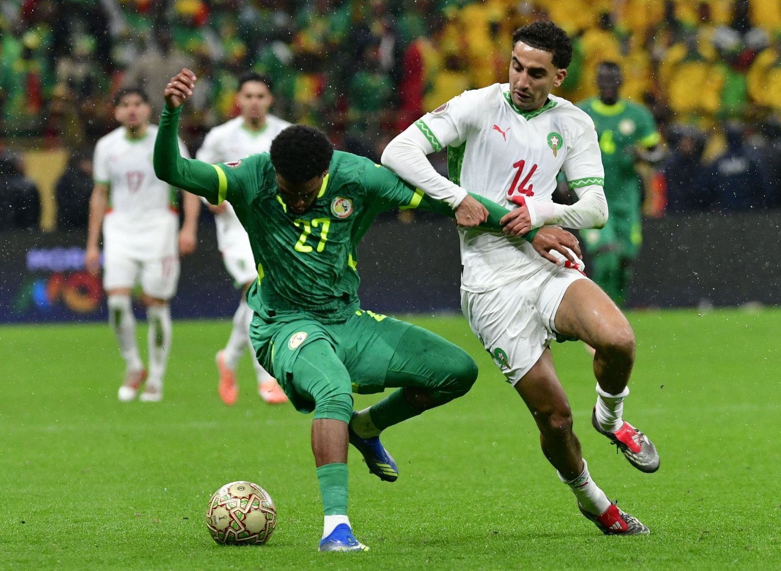 Las fotos de la final entre Marruecos y Senegal en la Copa África
