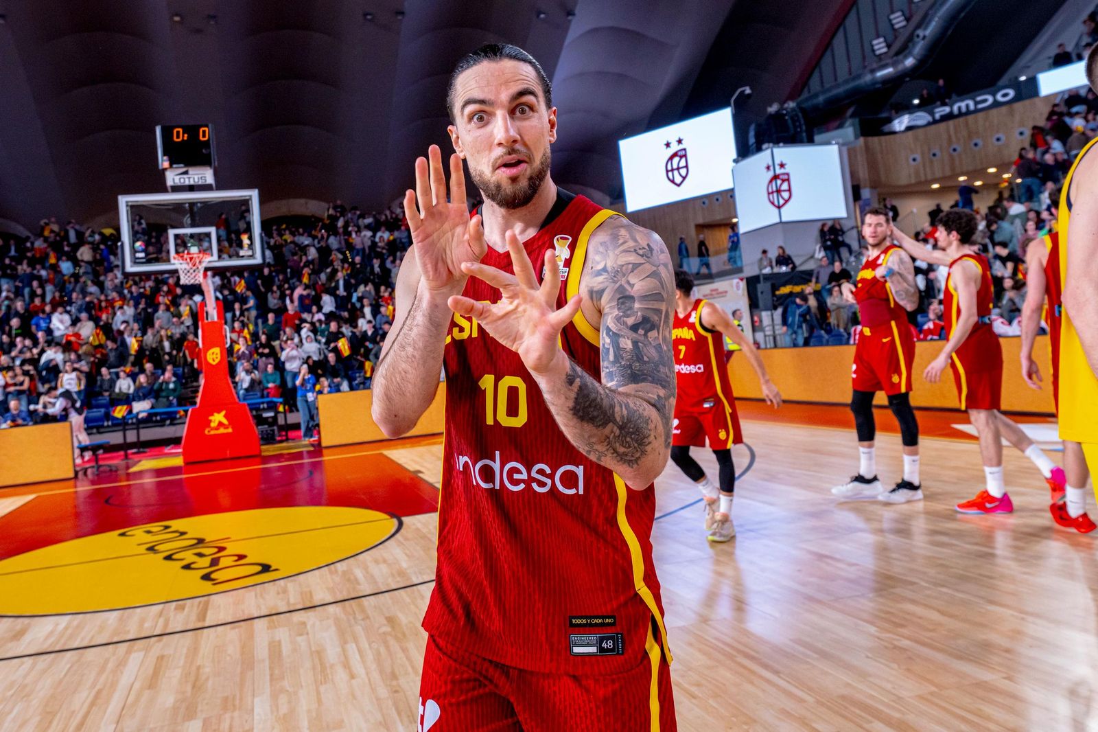 Las mejores fotos del España-Ucrania de baloncesto