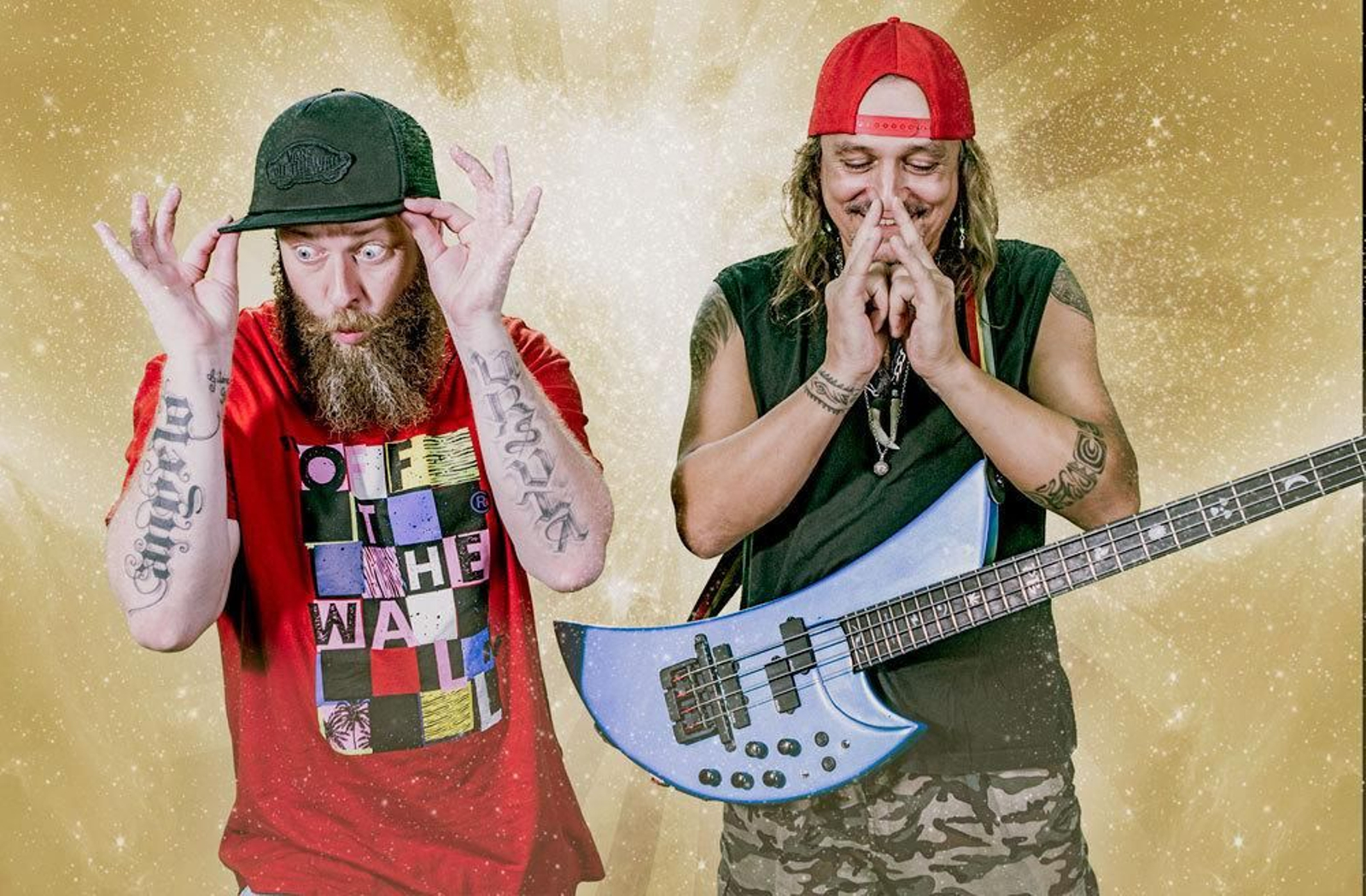 Andreas Lutz y Pepe Bao de O´Funk´illo.