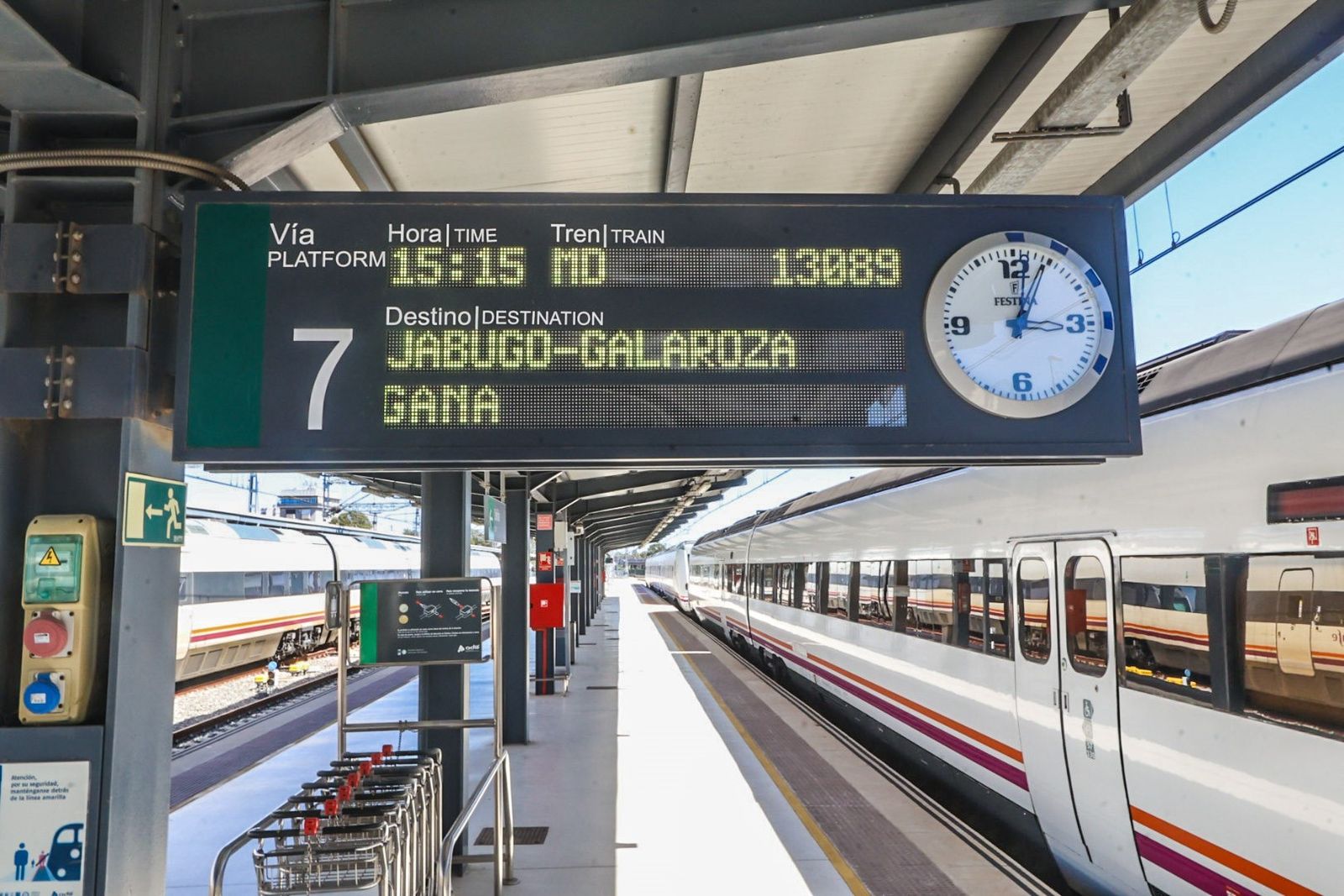 Estación de tren de Huelva.