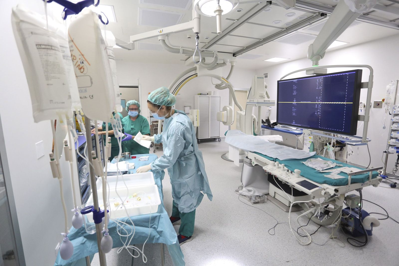 Sanitarias en un hospital