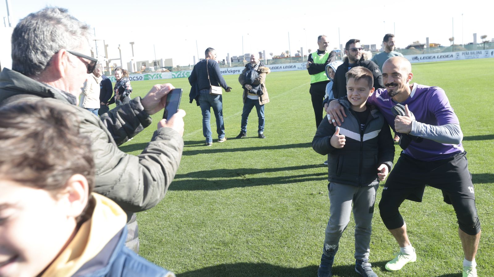 Las fotos de la jornada de convivencia de la Balona con su afición