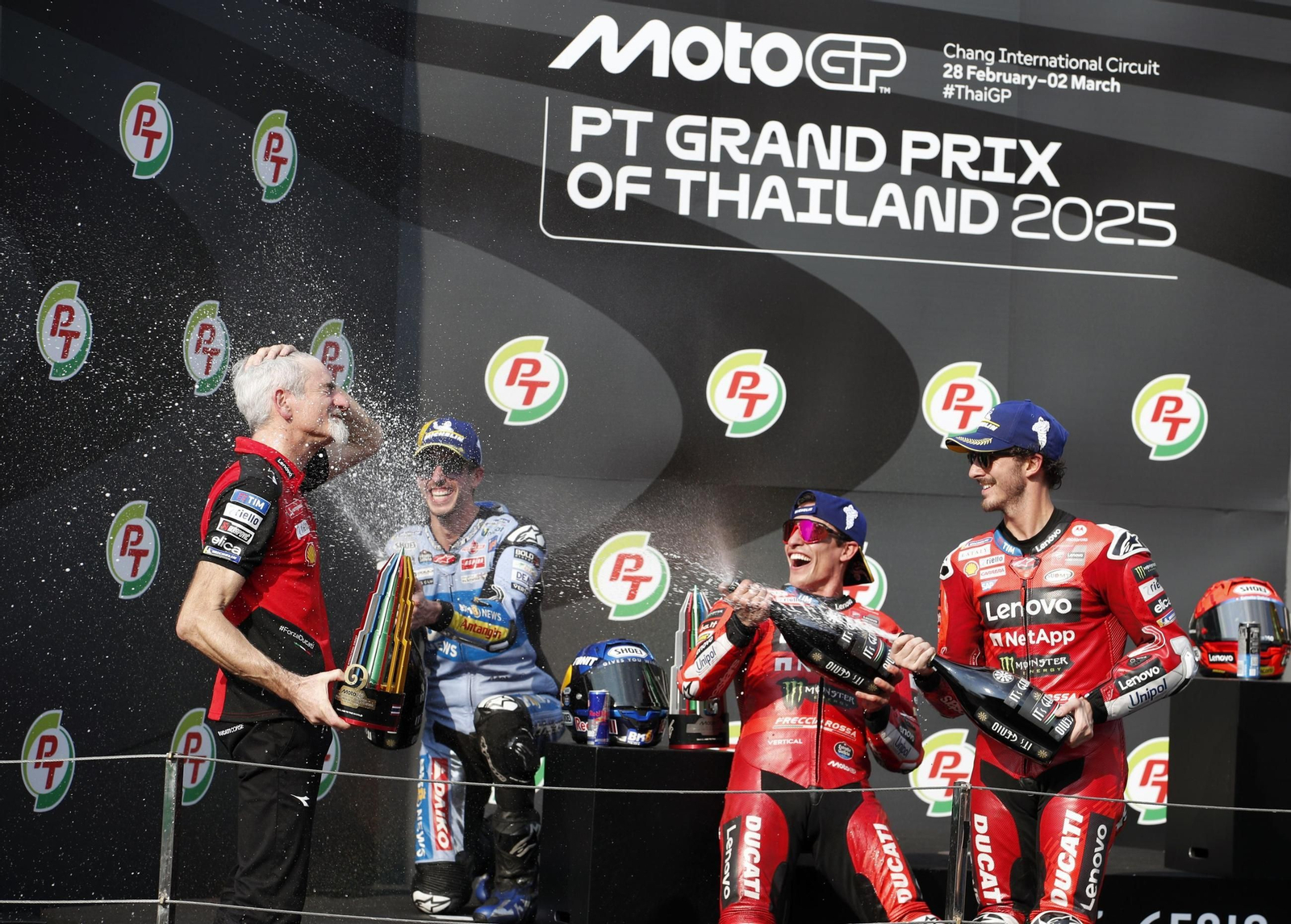 Las fotos del triunfo de Marc Márquez en Tailandia