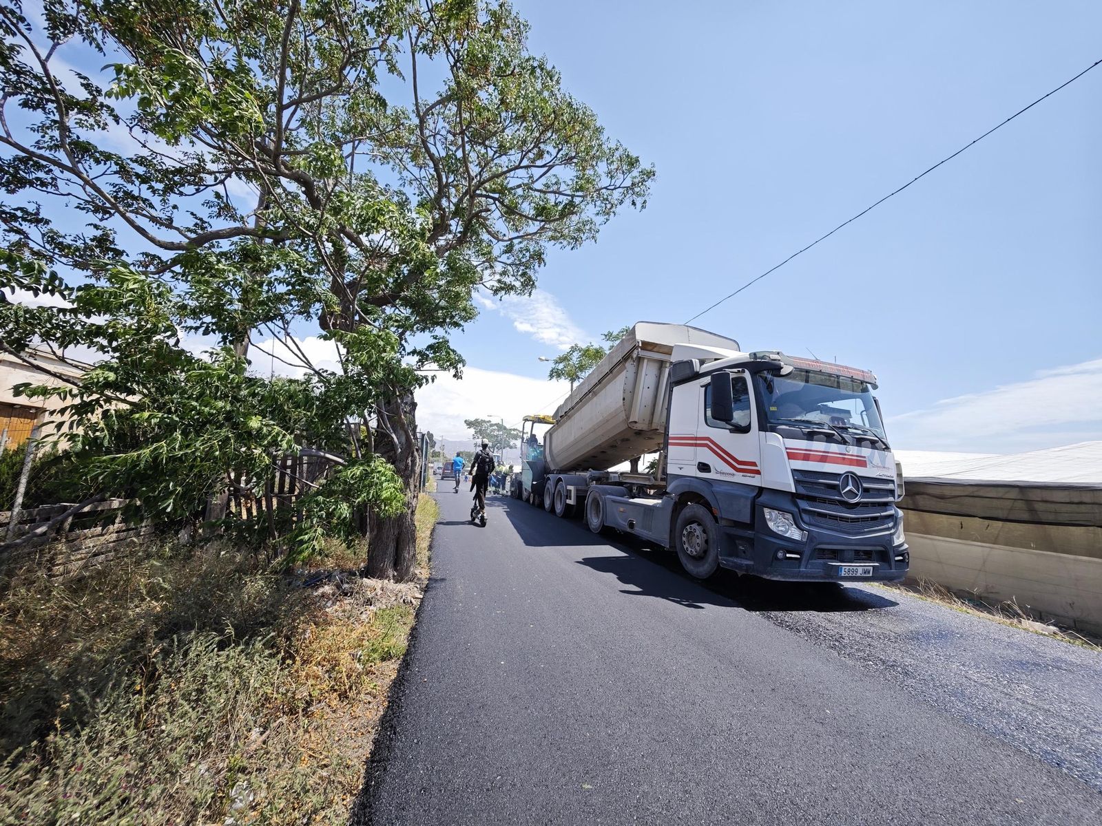 La zona objeto de las obras, de titularidad provincial, tiene una longitud de 3.800 metros