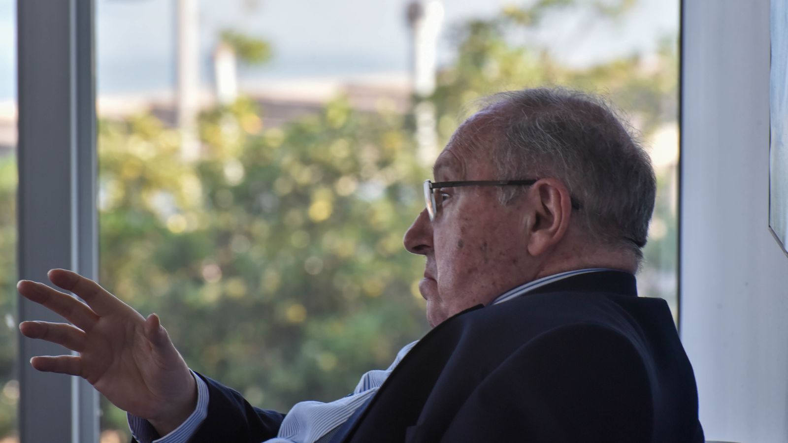 José Luis Bonet, durante la entrevista.