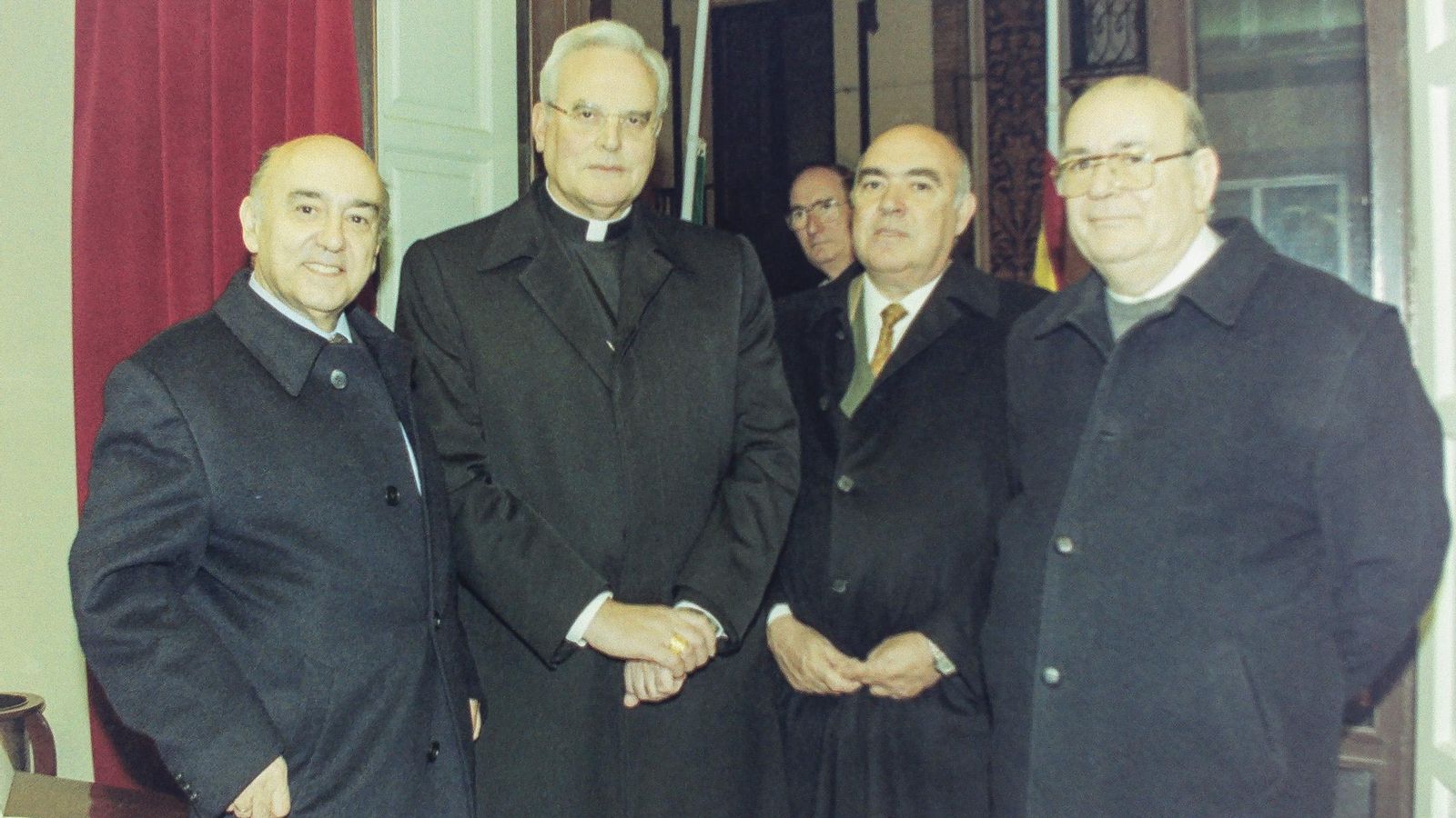 Carlos Amigo en la sede del Ateneo.