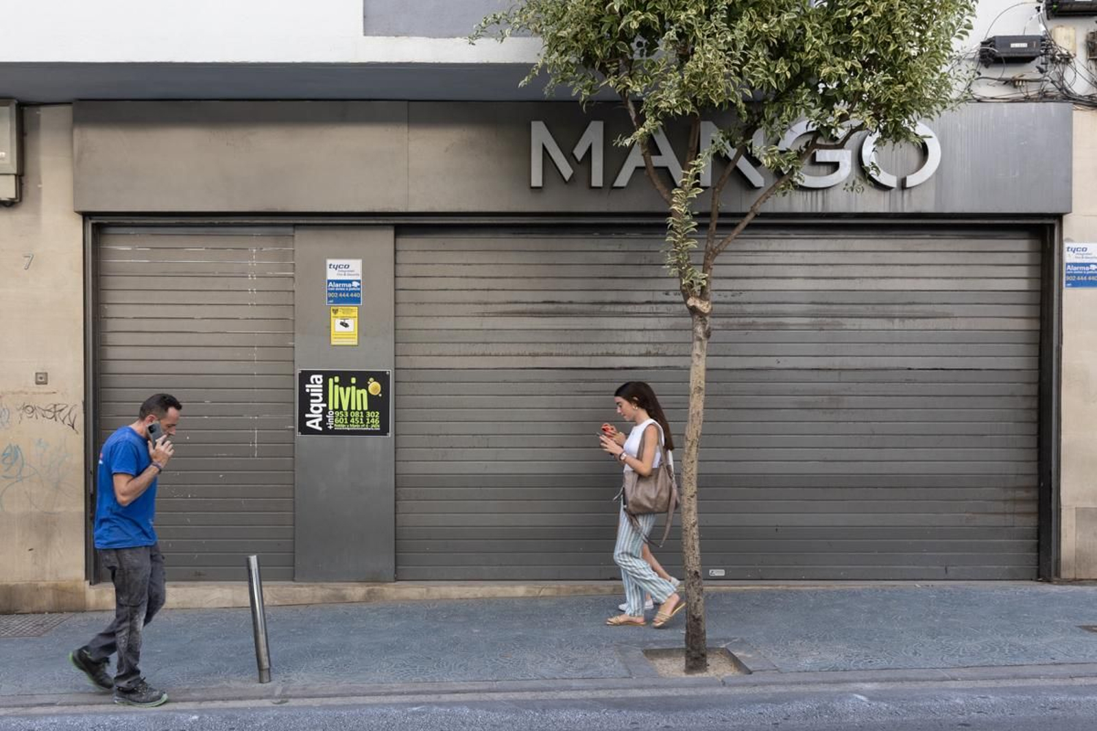 Locales vacíos en el centro de Jaén, en imágenes