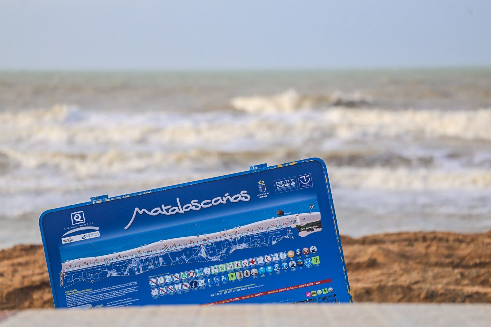 Fotografías de las zonas más perjudicadas de Matalascañas tras los últimos temporales