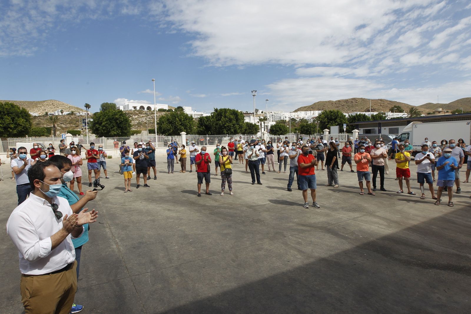 Fotogalería protestas pescadores de Carboneras