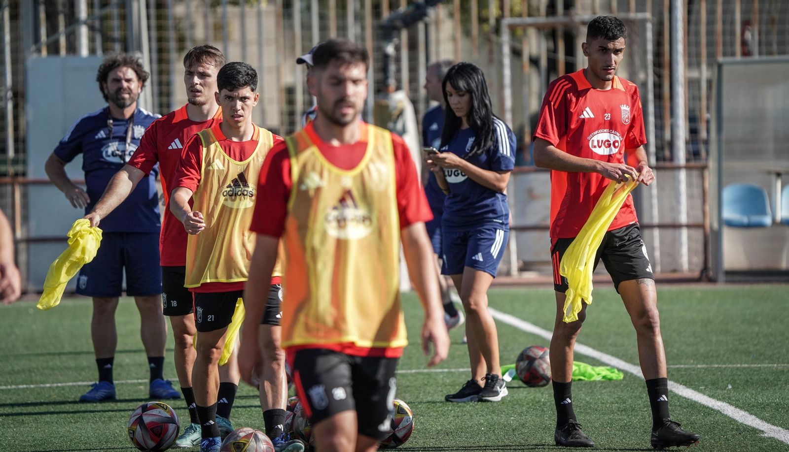 Imágenes del primer entrenamiento de la temporada Xerez CD