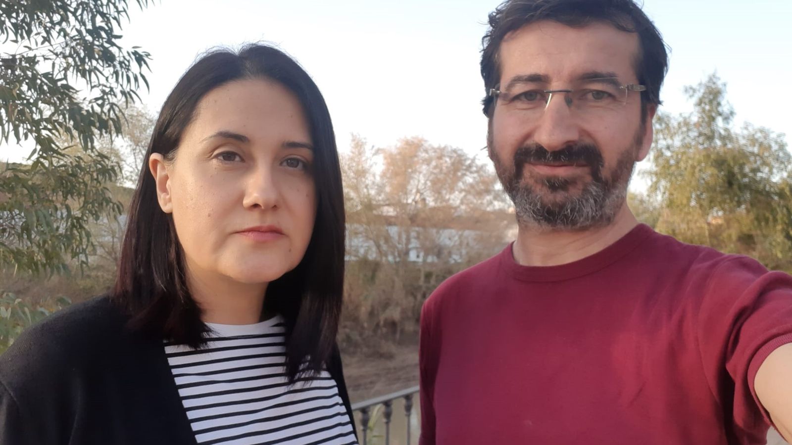 Carmen y Carlos, padres de Valentina.