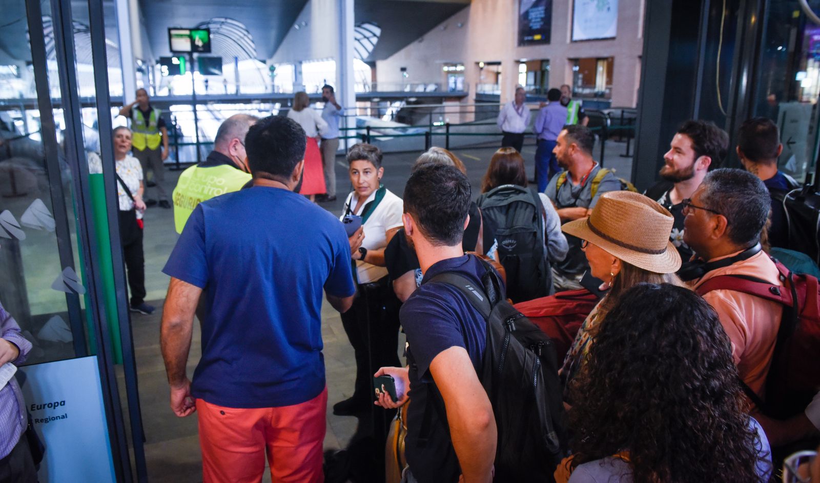 Imágenes del caos en Santa Justa