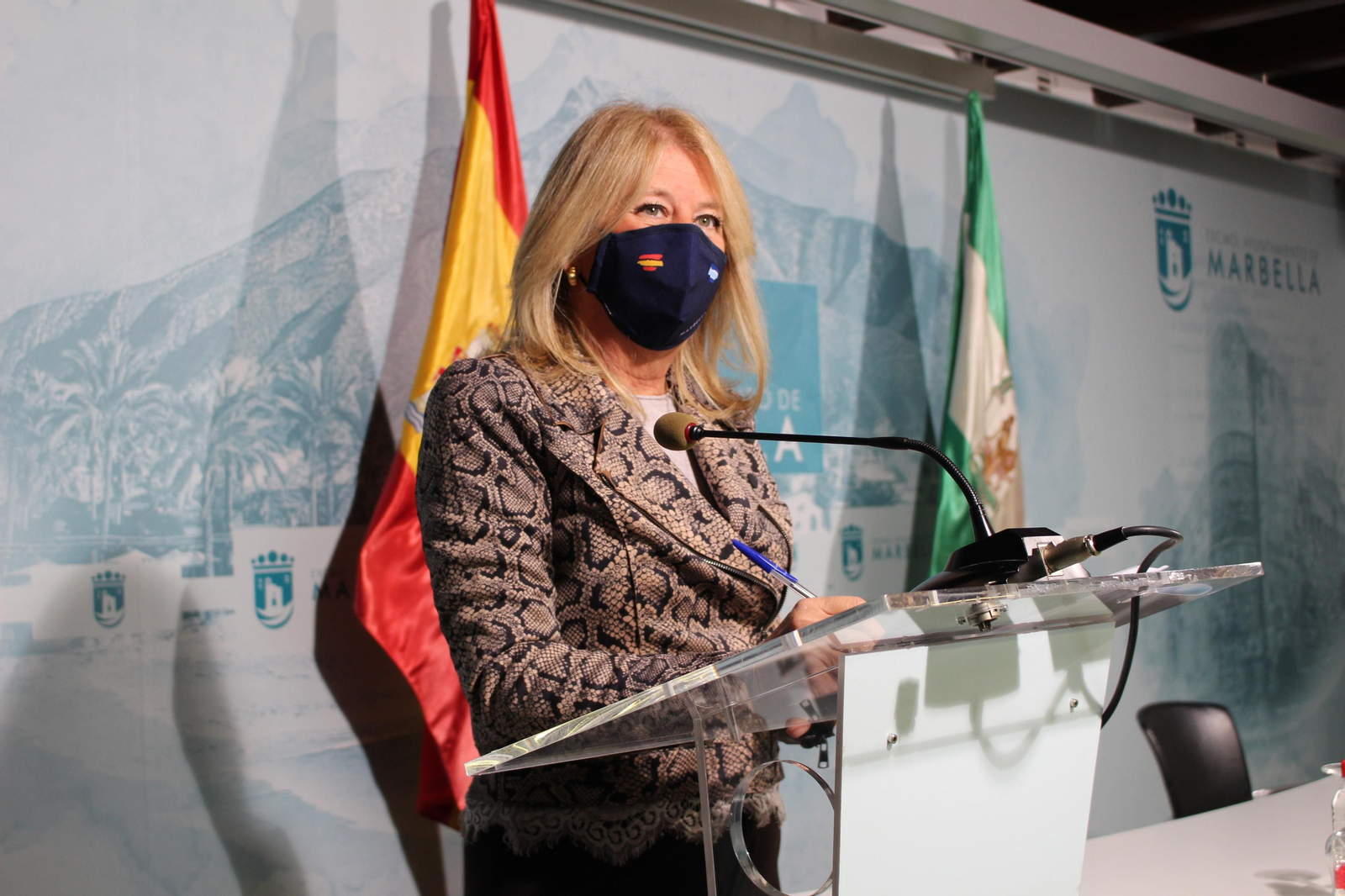 La alcaldesa de Marbella, Ángeles Muñoz.