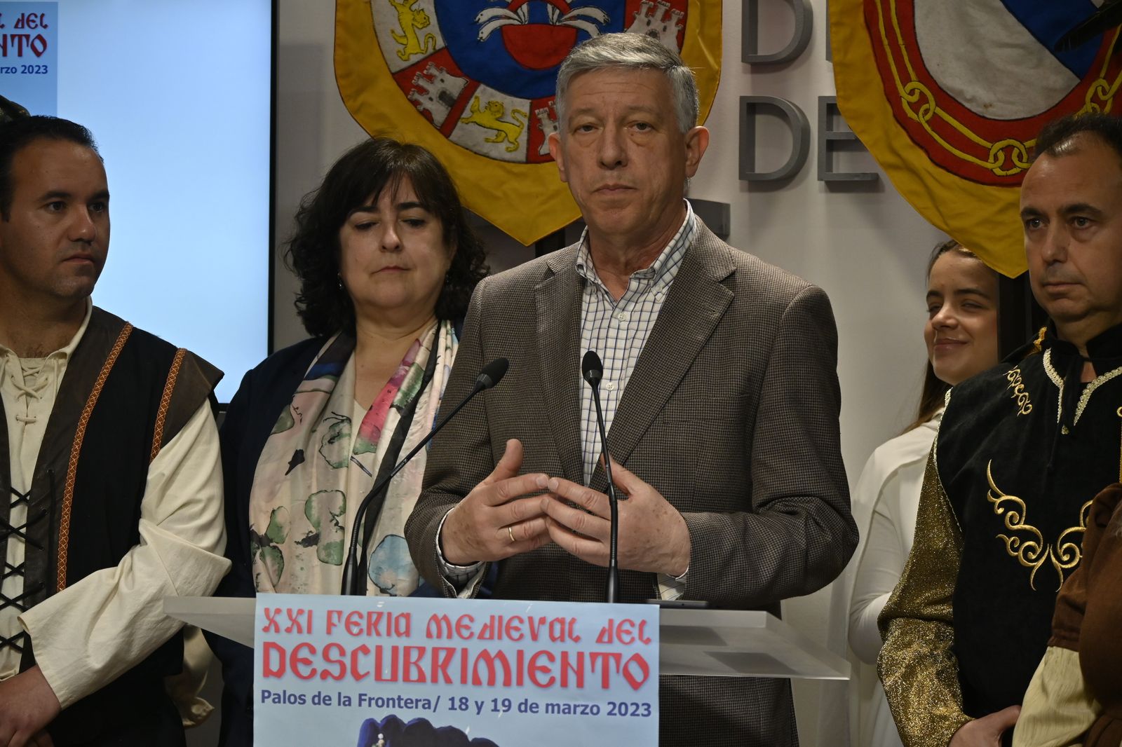 Presentación de la Feria Medieval de Palos en imágenes