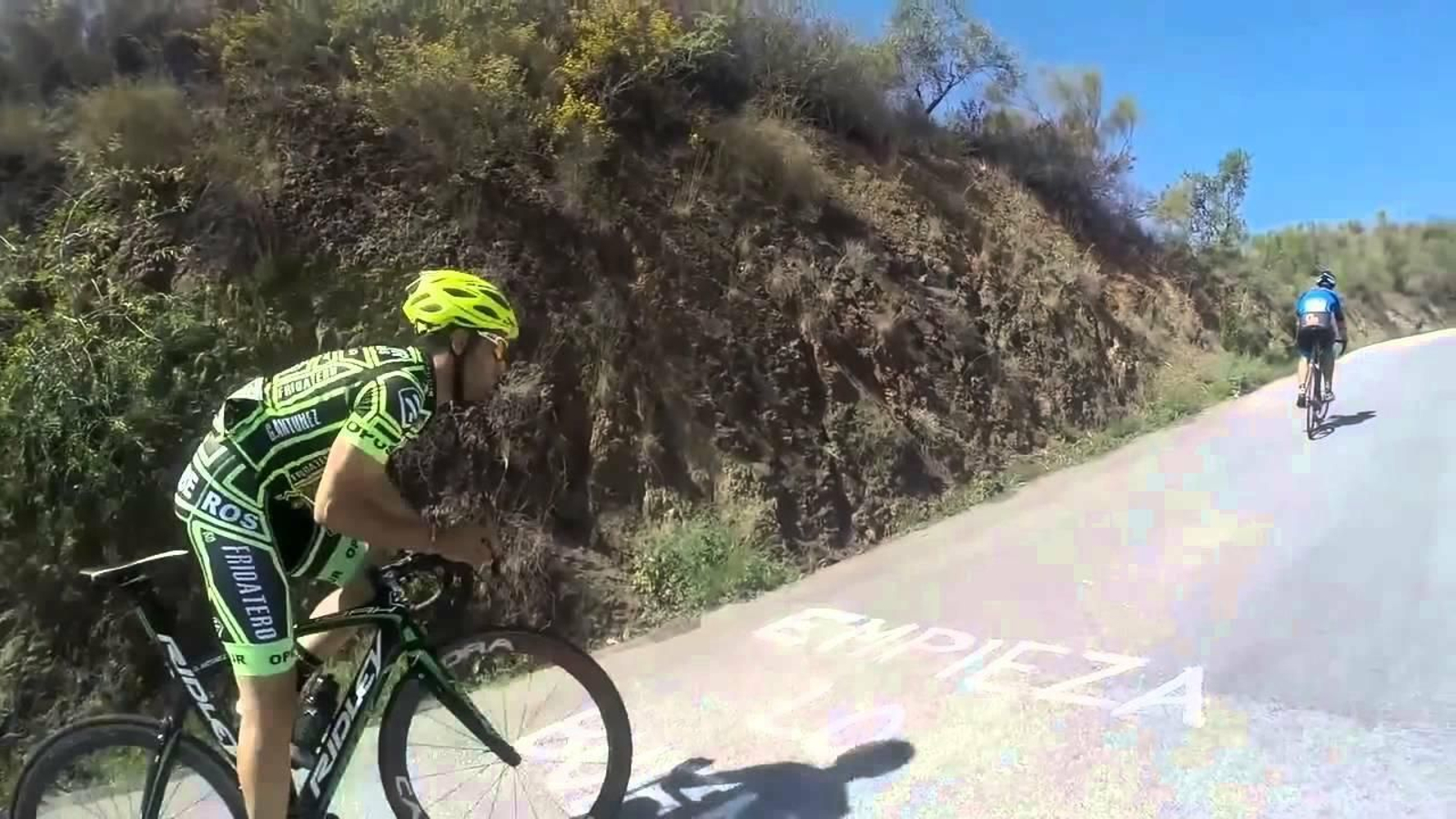 Imagen de la subida a la Ermita.