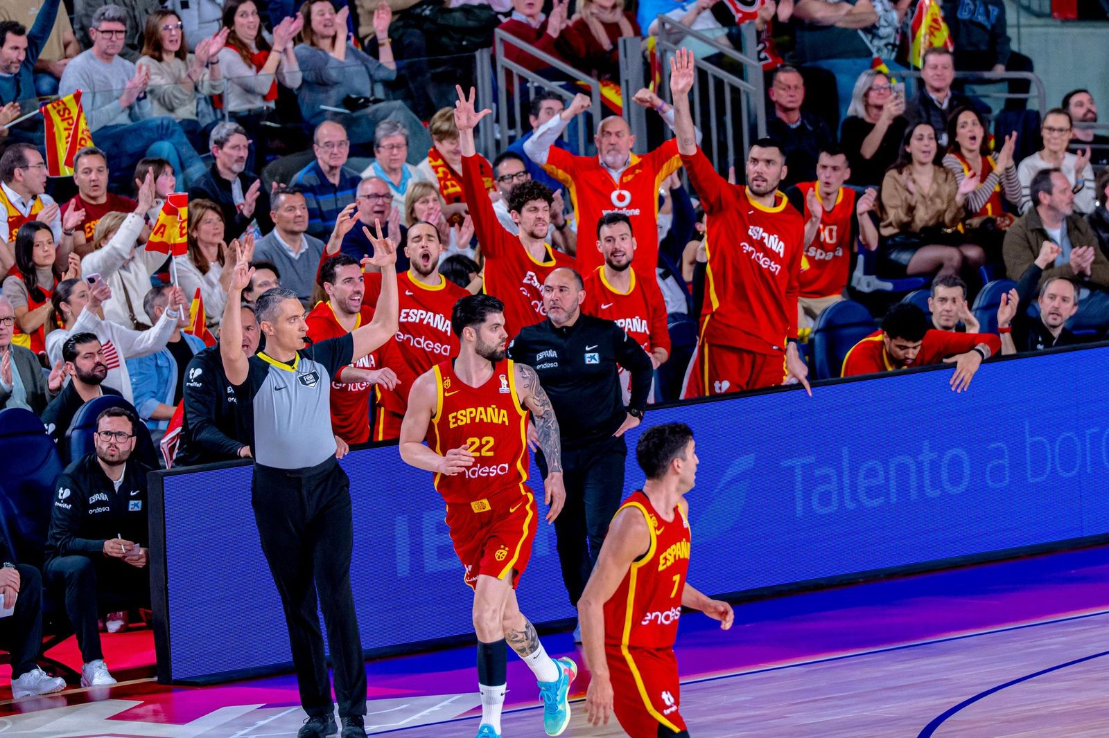 Las mejores fotos del España-Ucrania de baloncesto