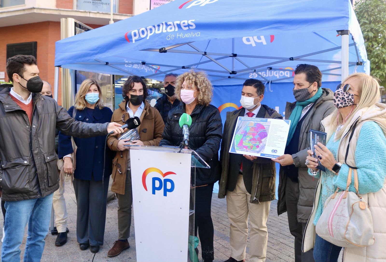 Rueda de prensa de Pilar Marín.