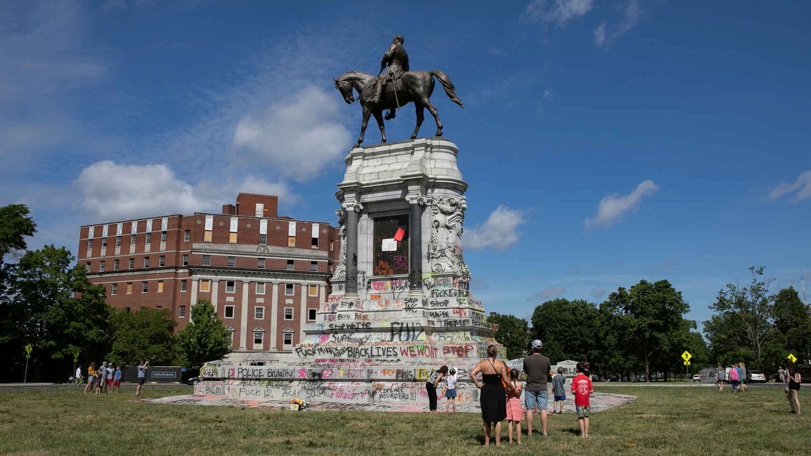 Estatua de Robert E. Lee en Virginia.