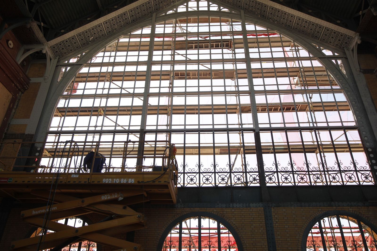 Las imágenes de las obras de la antigua estación de ferrocarril de Almería