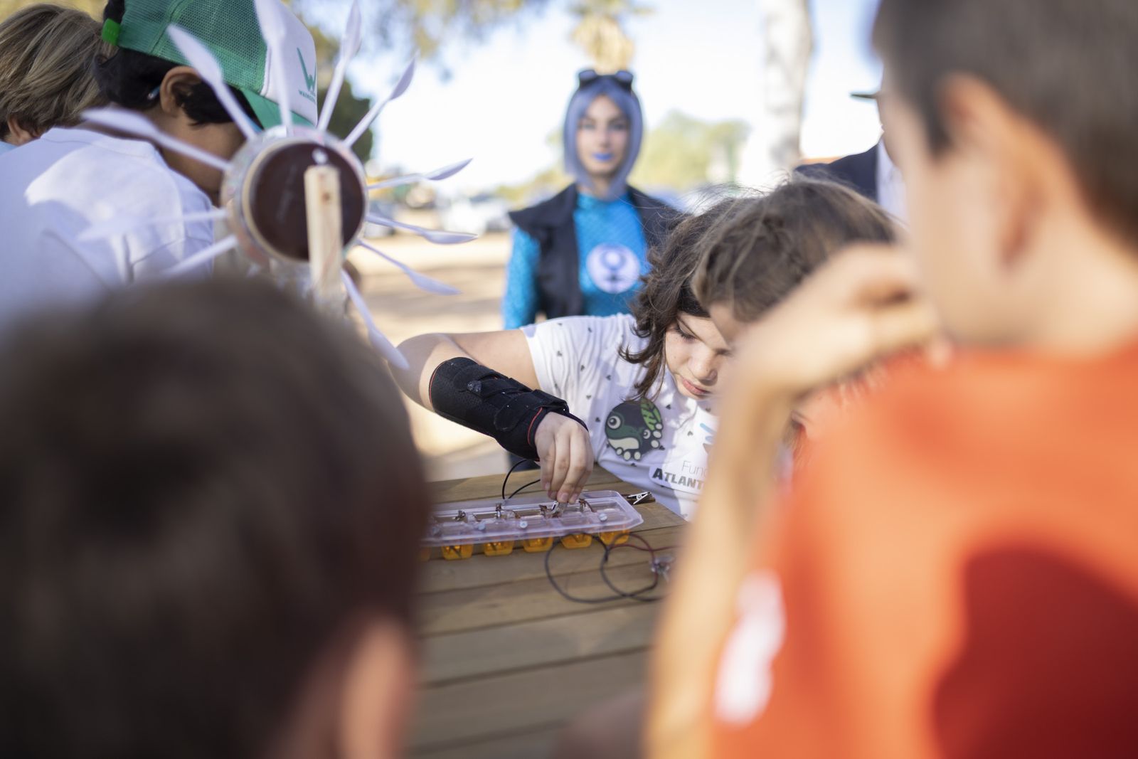 Imágenes de la clausura de la Escuela de Exploradores en Marismas del Odiel
