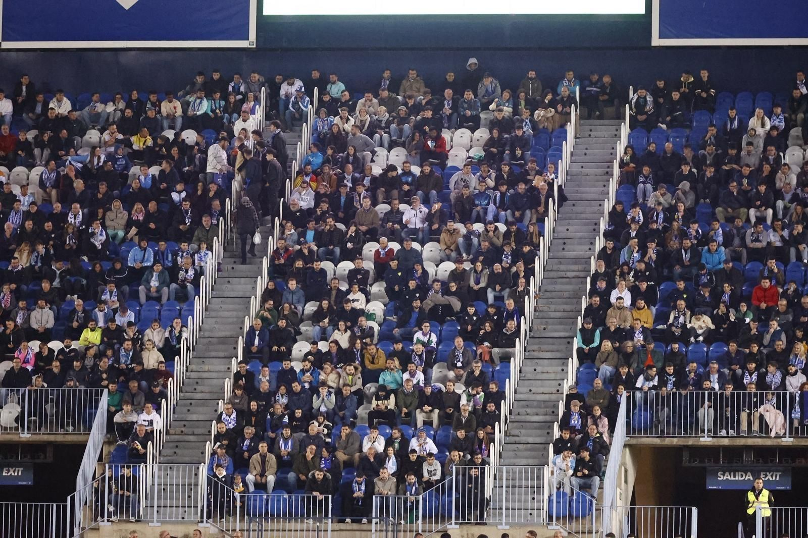 Búscate en las gradas de La Rosaleda en el Málaga CF-Mirandés