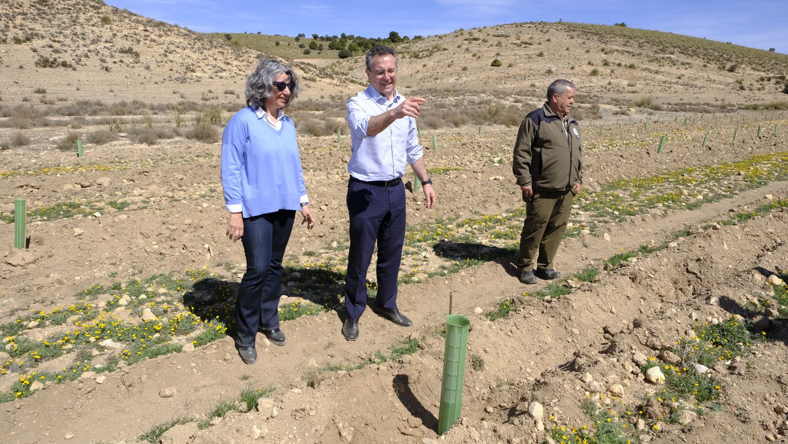Cajamar pone 'la primera planta' para la reforestación de Sierra María-Los Vélez