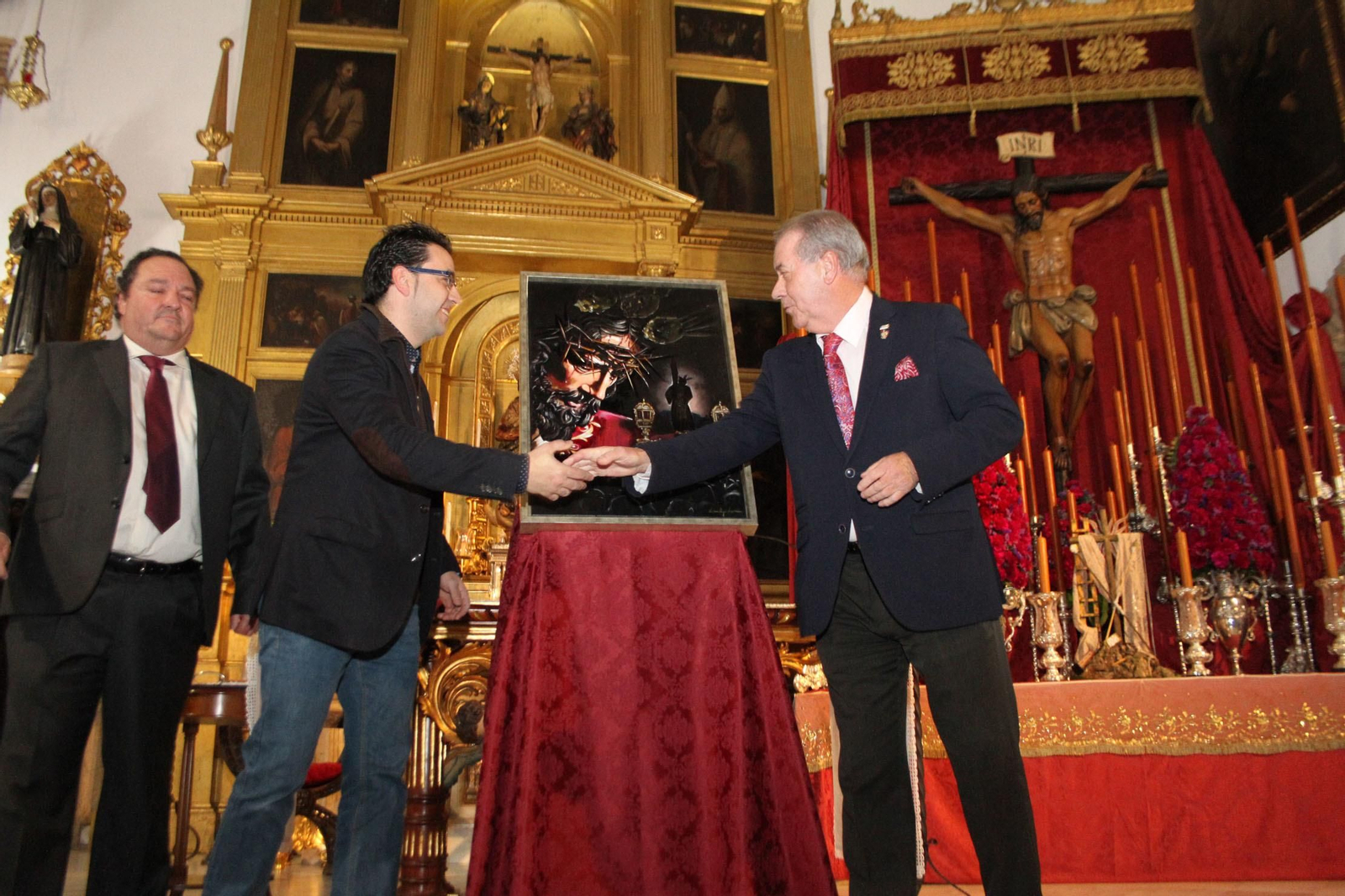 Imágenes de la Presentación del cartel del Vía Crucis de Pasión en las Agustinas