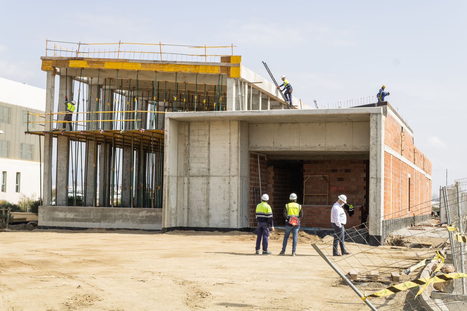Obras en el campus de la Universidad de Almería