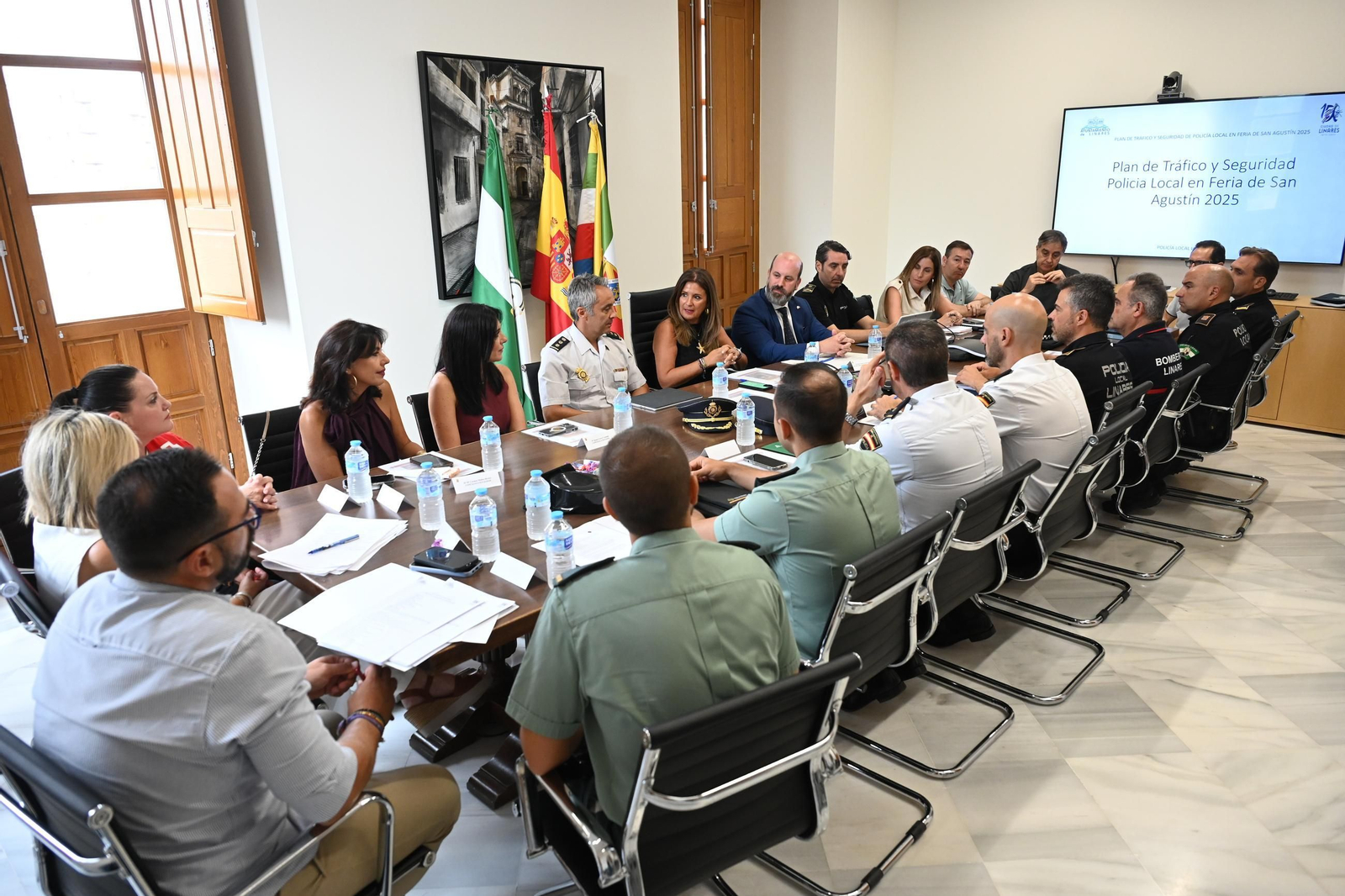 Junta Local de Seguridad de cara a la Feria de San Agustín.