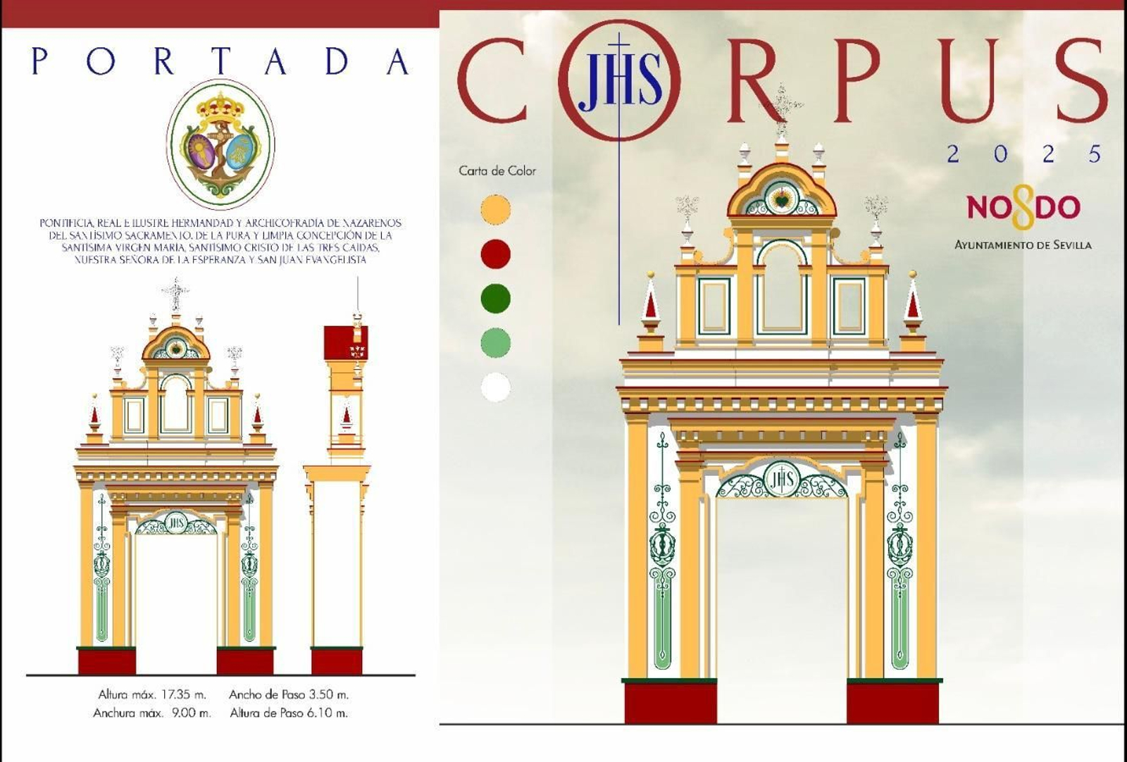 La portada dedicada a la Esperanza de Triana.