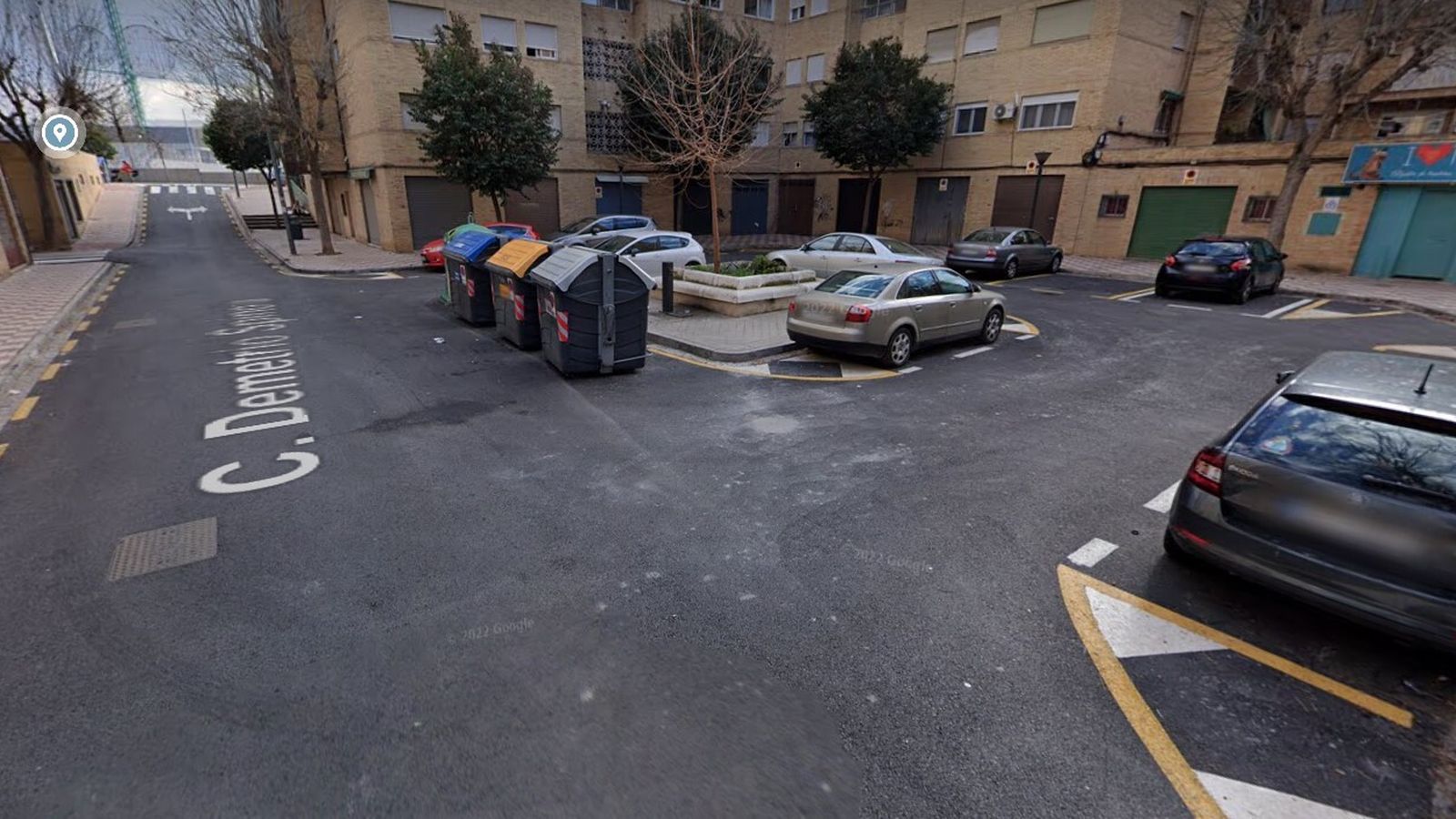 Estado actual de la calle Demetrio Espínola.