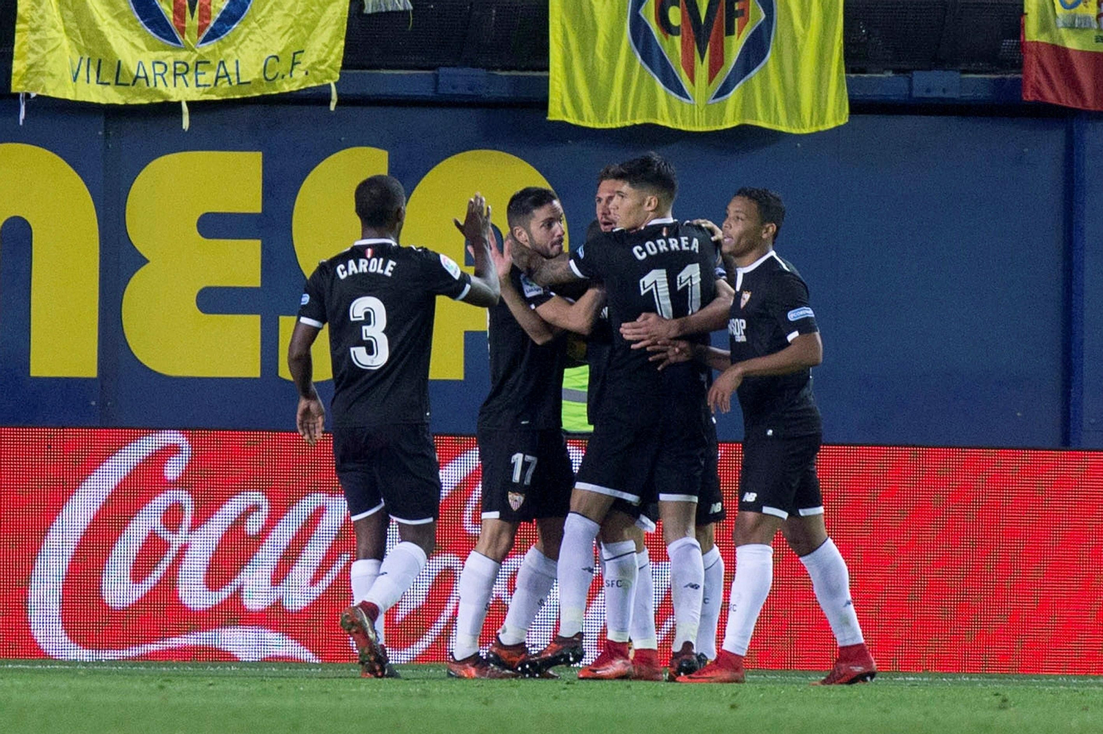 El Villarreal-Sevilla FC, en imágenes