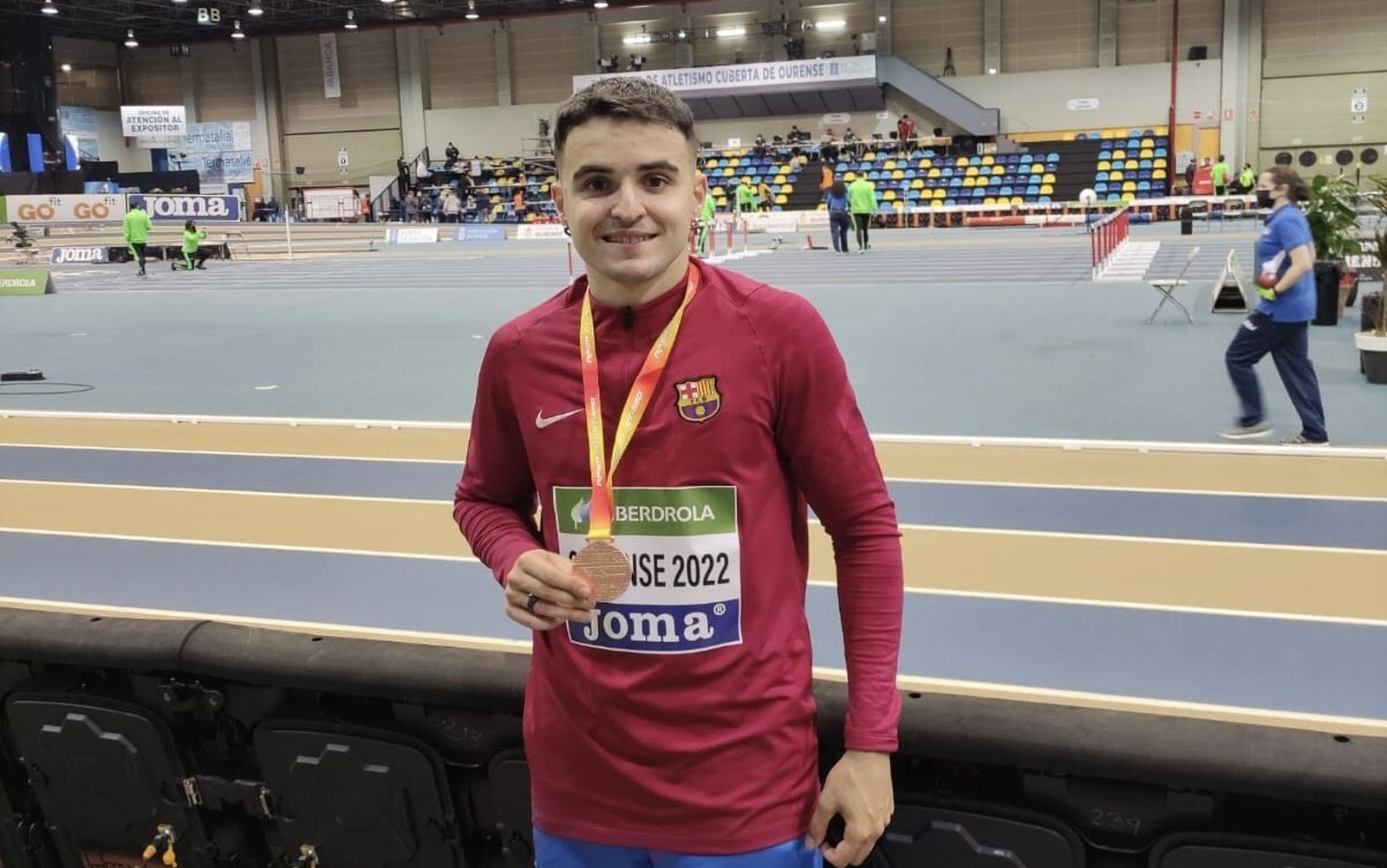 El algecireño Pablo Montalvo, con el bronce.