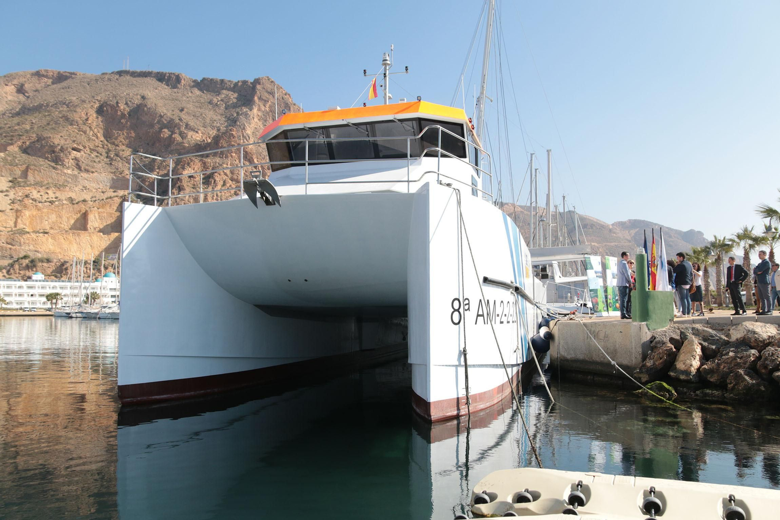 Así es el barco que trabajará en la Reserva Marina Isla de Alborán