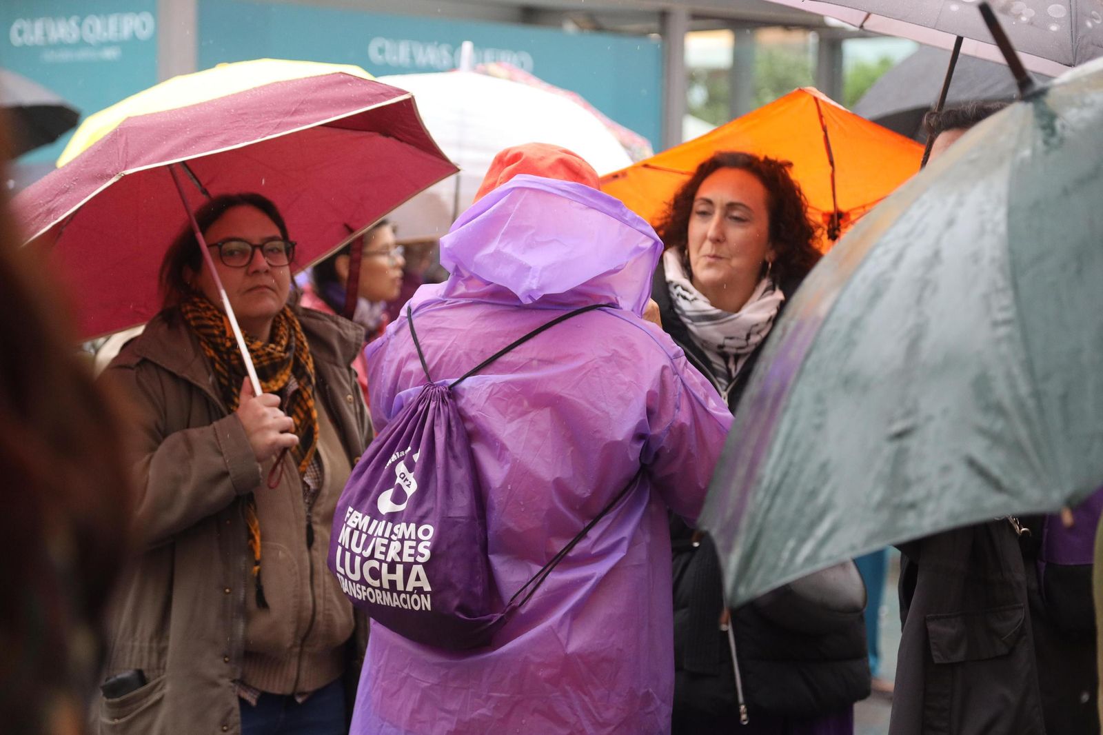 Así ha sido la concentración contra la violencia machista en Málaga