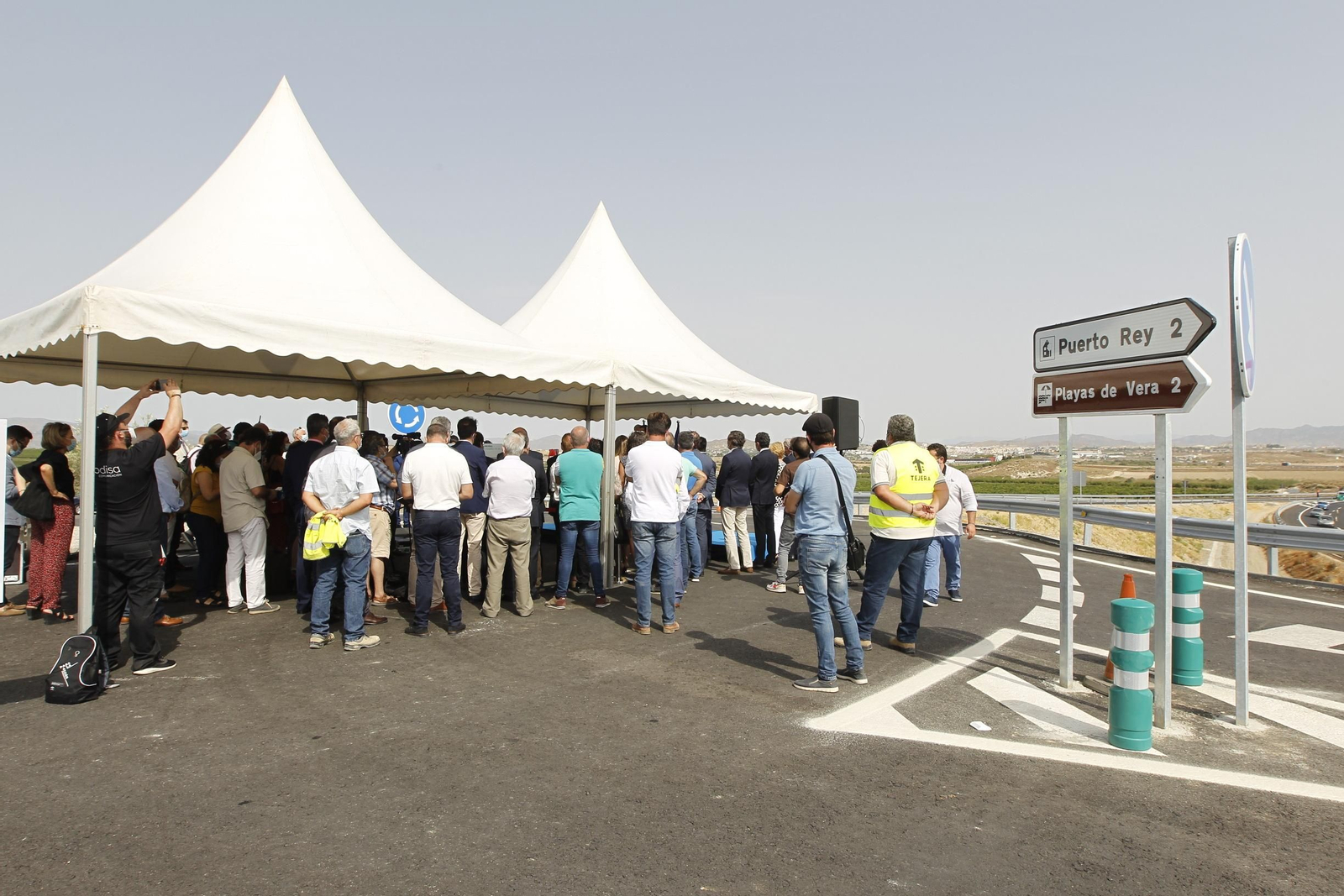 Fotogalería inauguración desdoble Carretera A-352 Vera-Garrucha