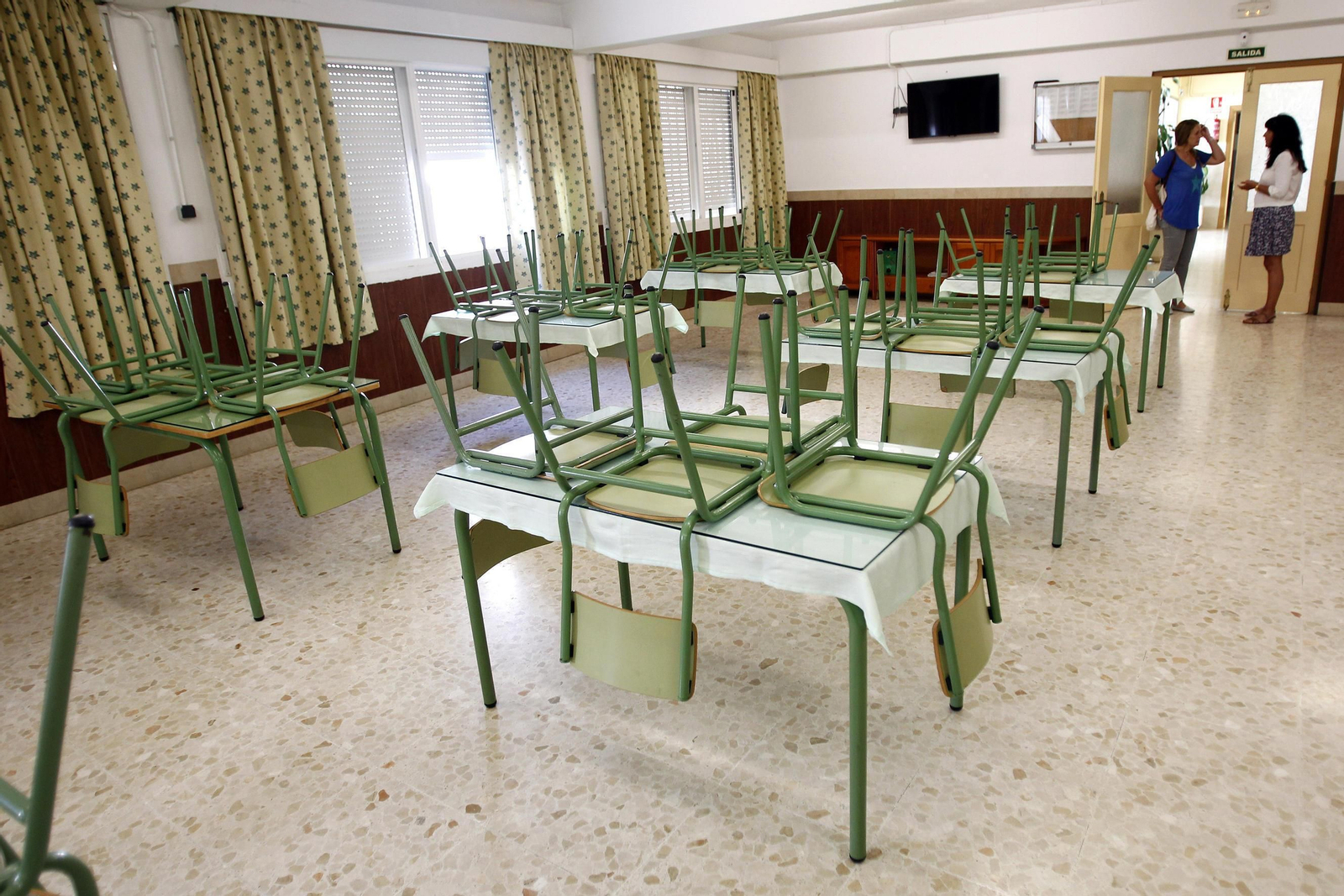 El comedor del CEIP Guzmán el Bueno de Tarifa.