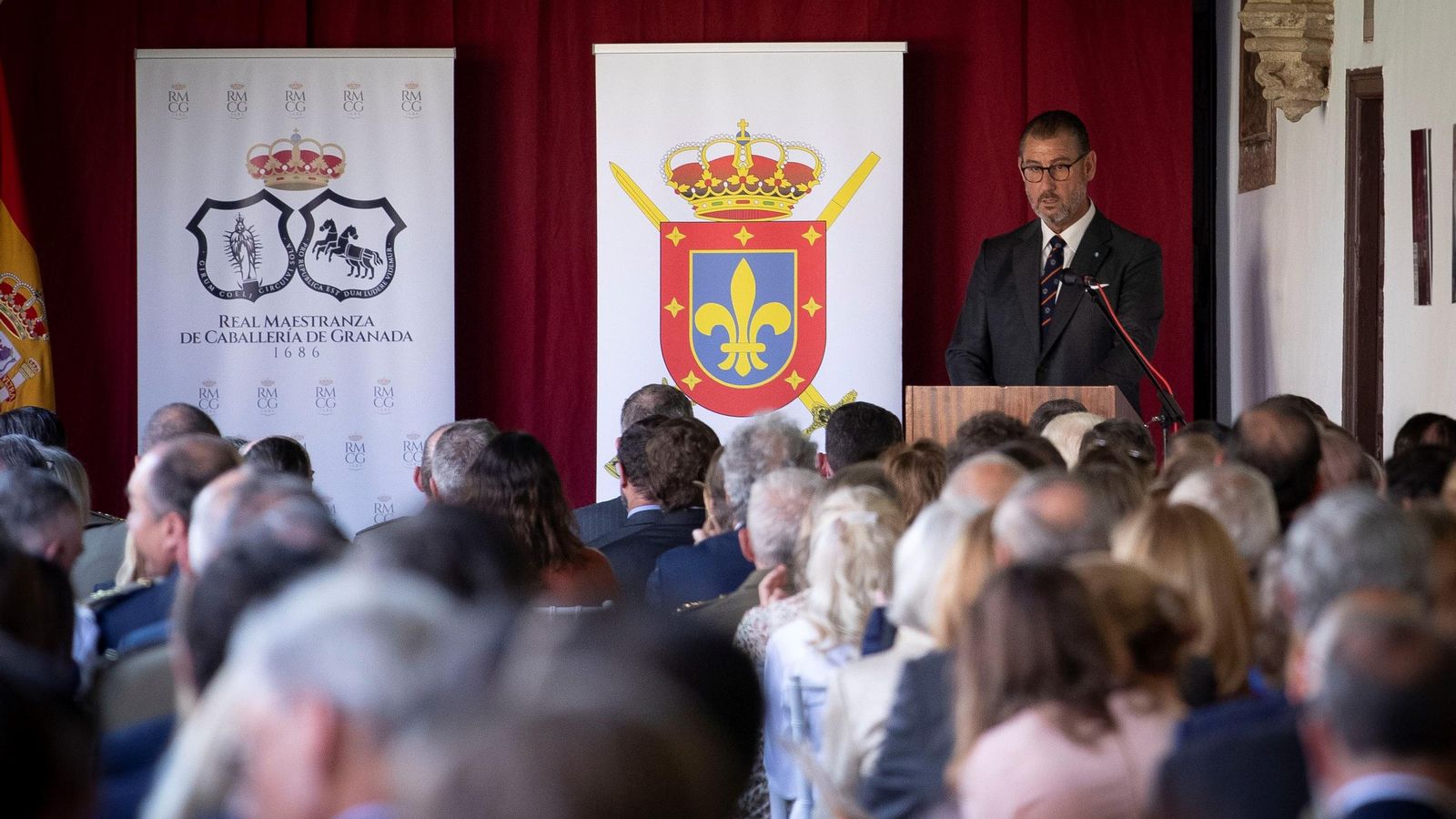 Las fotos de Felipe VI en el Real Monasterio de San Jerónimo de Granada en la reunión de las Reales Maestranzas de España